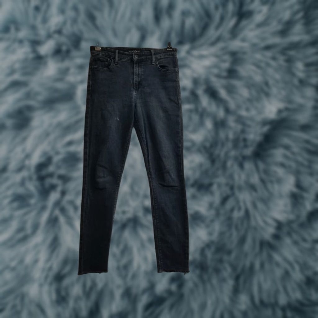Lucky Brand Lucky Brand Bridgette Jeans Womens 4/27 Black High Rise Skinny Distressed Size 27" / US 4 / IT 40 - 1 Thumbnail