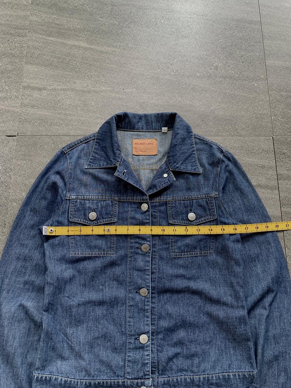 Helmut Lang FREE TAX! 1998 Light Denim Trucker Jacket Size US XS / EU 42 / 0 - 12 Thumbnail
