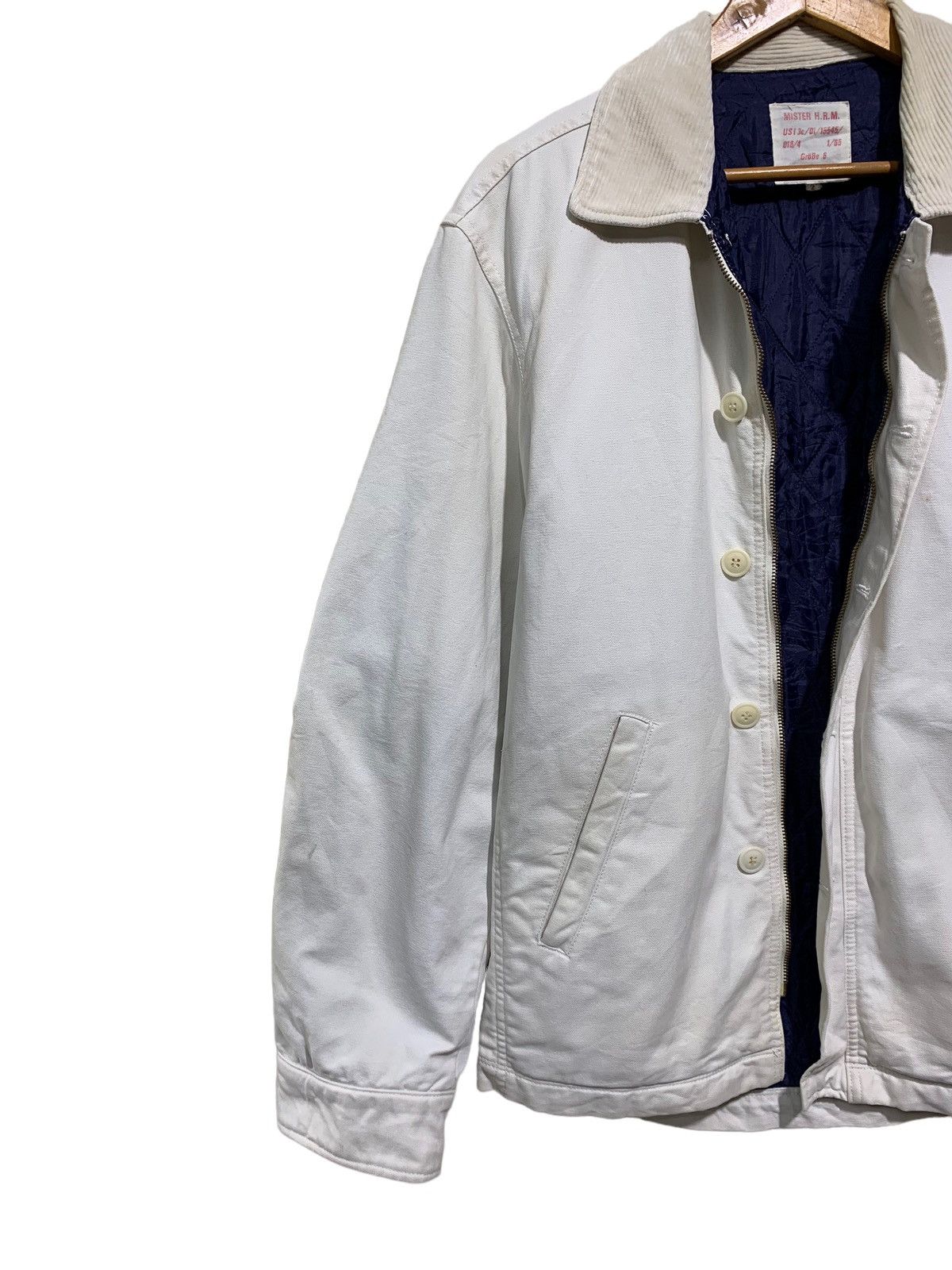 Blue Blue Japan 🔥MISTER FREEDOM X H.R MARKET DUCK CANVAS WORKERS JACKET Size US L / EU 52-54 / 3 - 4 Thumbnail