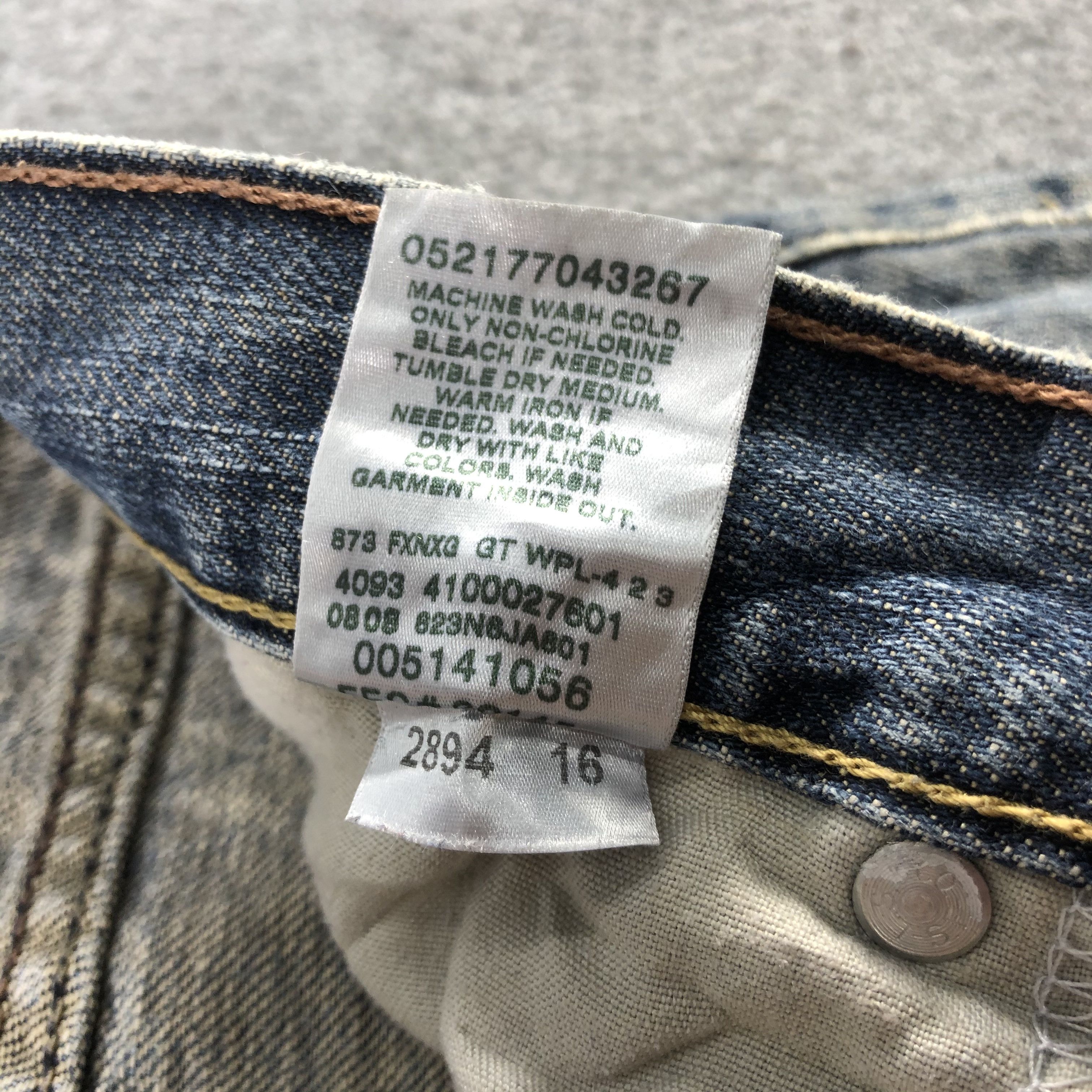 Levi's Vintage Faded Black Levis 514 Jeans-J2325 Size US 32 / EU 48 - 18 Thumbnail