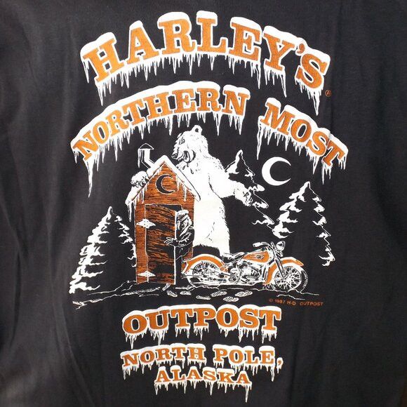 Harley Davidson HOLOUBEK Tshirt, M, Harley Davidson, Eagles/Flags,Vintage 87 Size US M / EU 48-50 / 2 - 6 Thumbnail