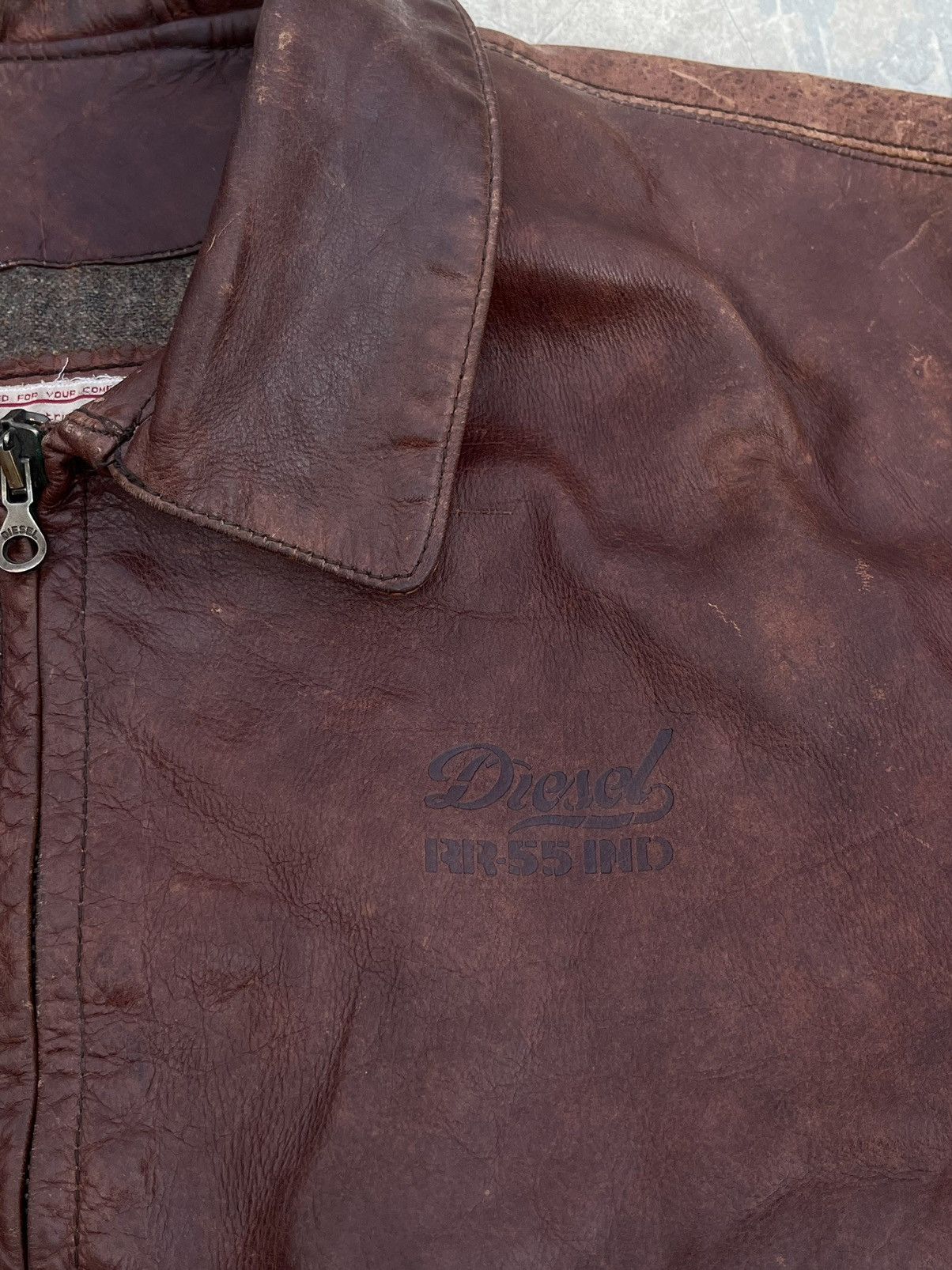 Diesel RARE VINTAGE DIESEL RR-55 IND LEATHER JACKET Size US M / EU 48-50 / 2 - 3 Thumbnail