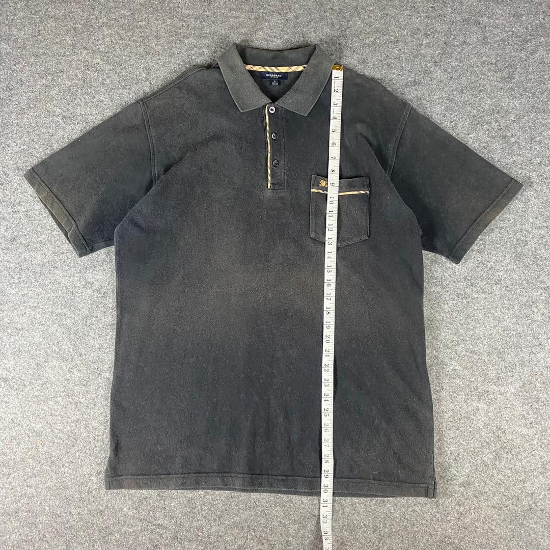Burberry Prorsum Vintage Burberry Single Pocket Polo Shirt Size US L / EU 52-54 / 3 - 3 Thumbnail