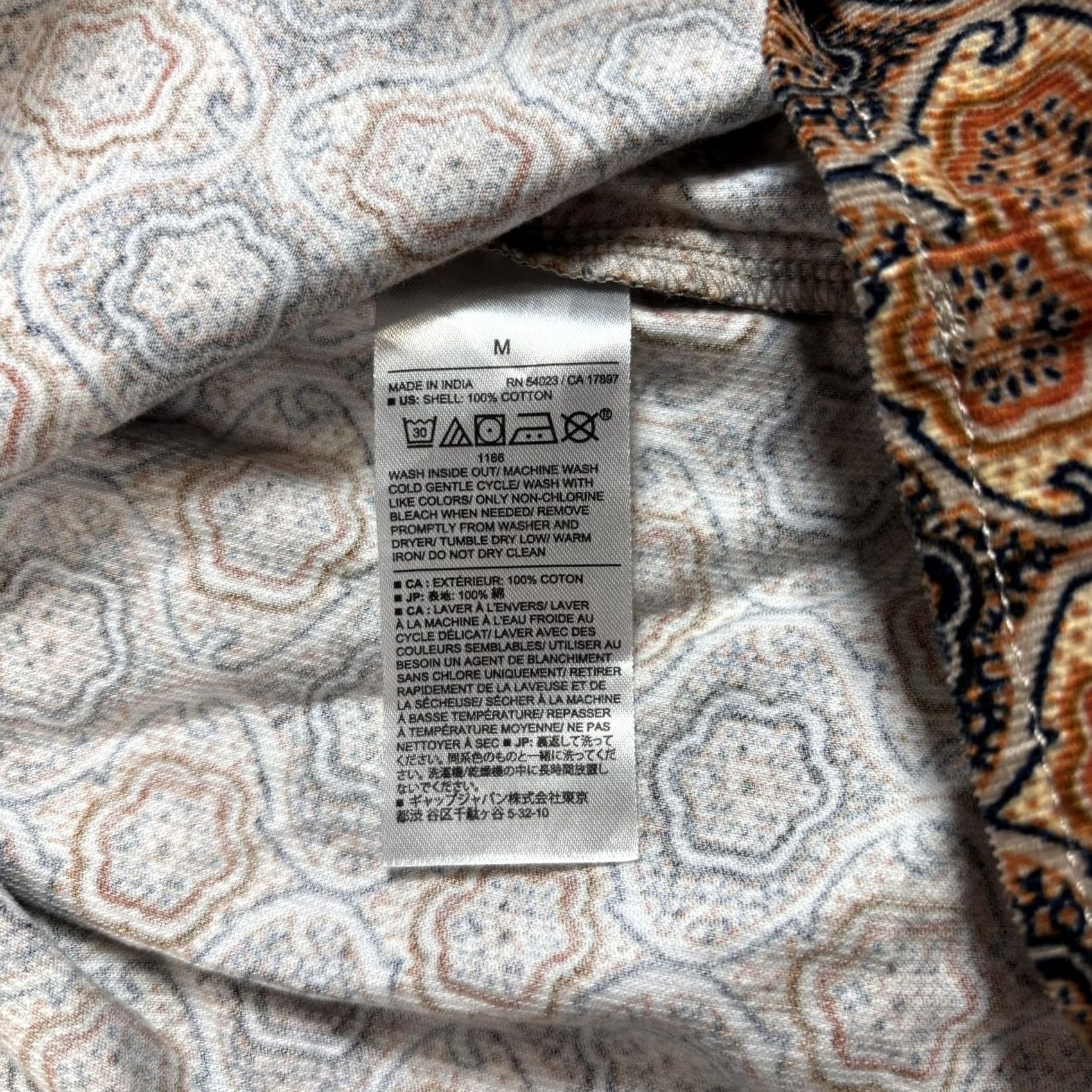 Banana Republic Banana Republic Shirt Womens M Brown Dress Women Paisley Tunic Boho Southwest West Size M / US 6-8 / IT 42-44 - 4 Thumbnail