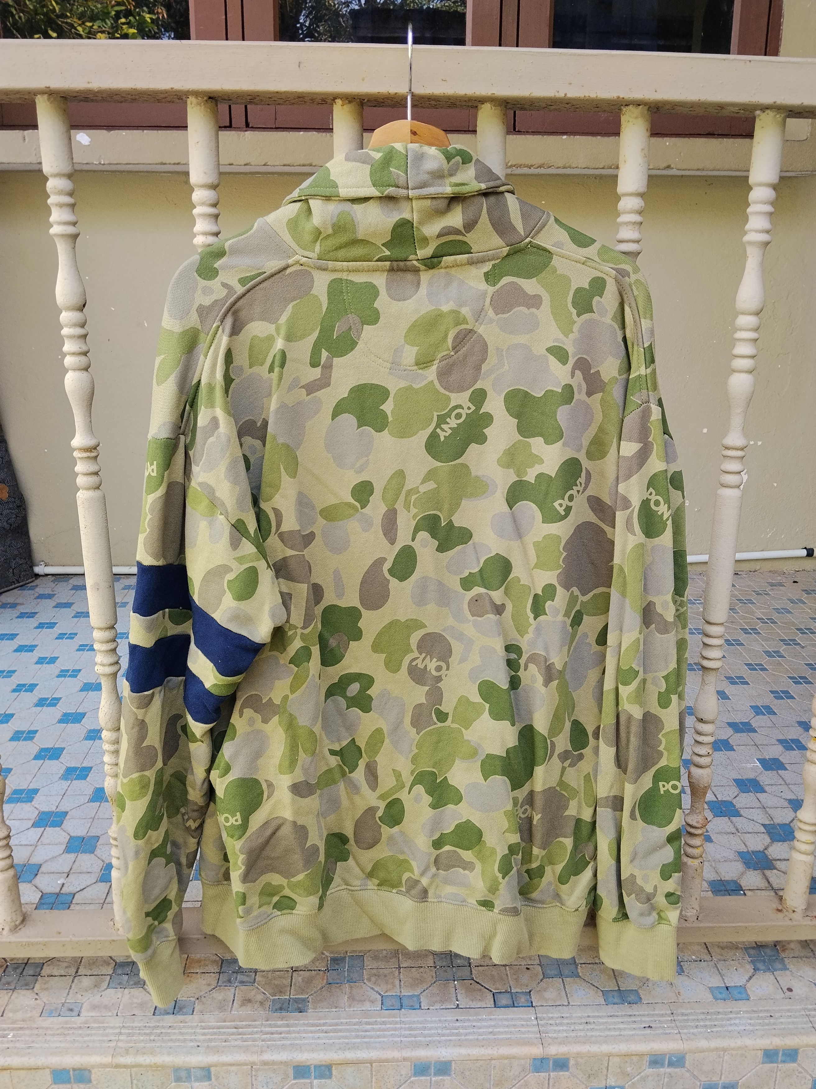 PONY Vintage Pony Camouflage Cardigan Size US XL / EU 56 / 4 - 2 Thumbnail