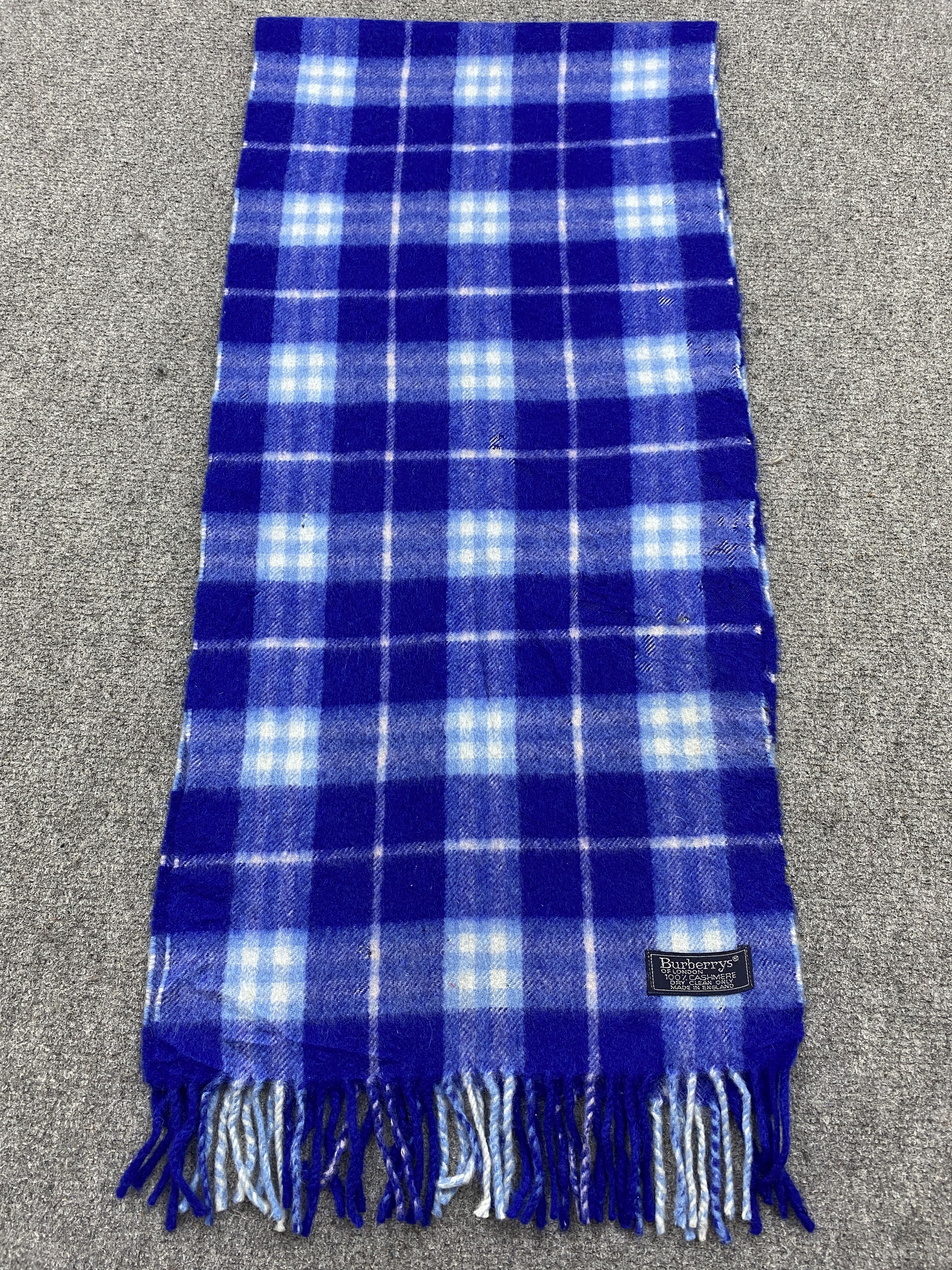 Burberry Burberry Cashmere Scarf / Muffler / Neckwear SC0176 Size ONE SIZE - 4 Thumbnail