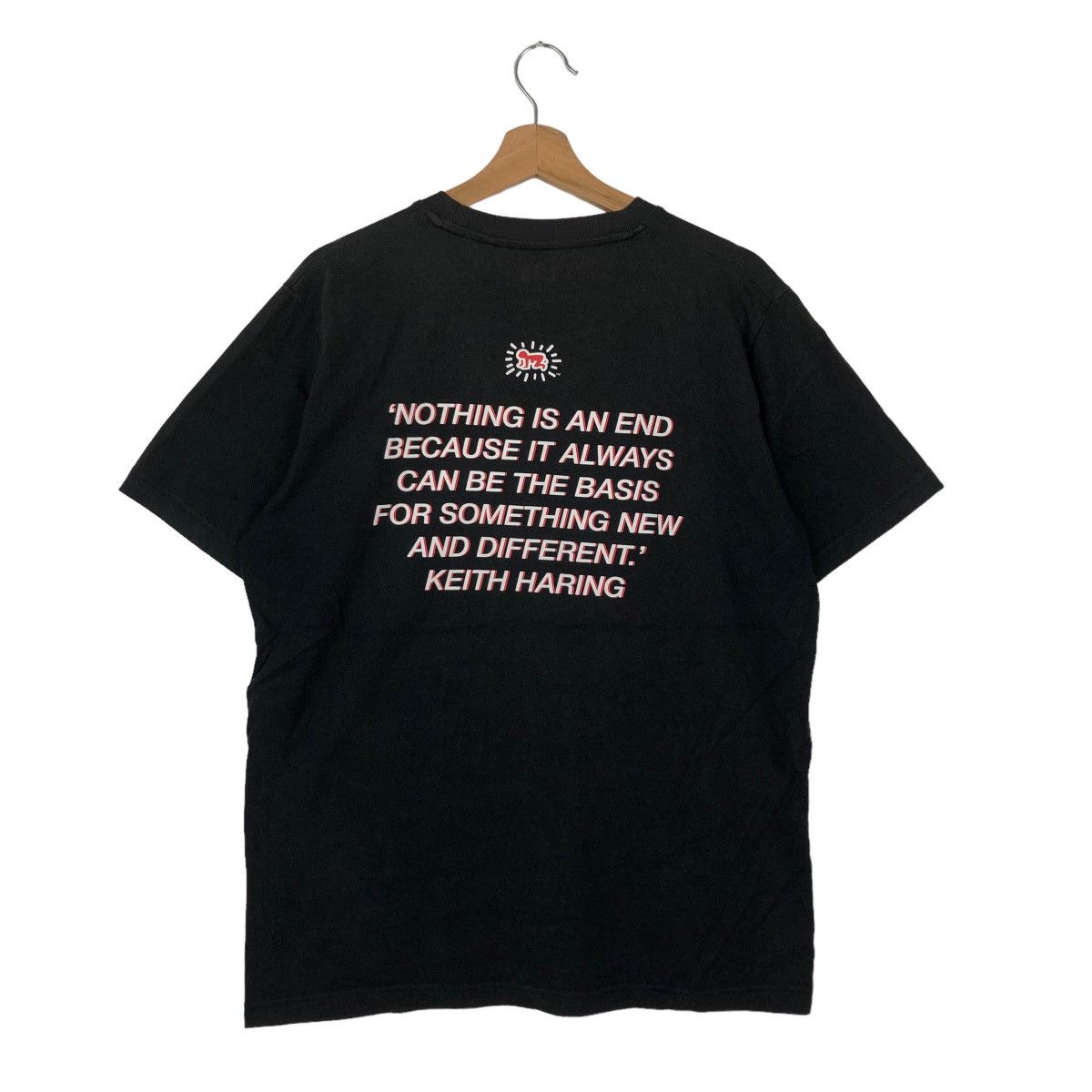 Japanese Brand VINTAGE KEITH HARING JAPAN TEE BIG LOGO STREETWEAR Size US L / EU 52-54 / 3 - 7 Thumbnail