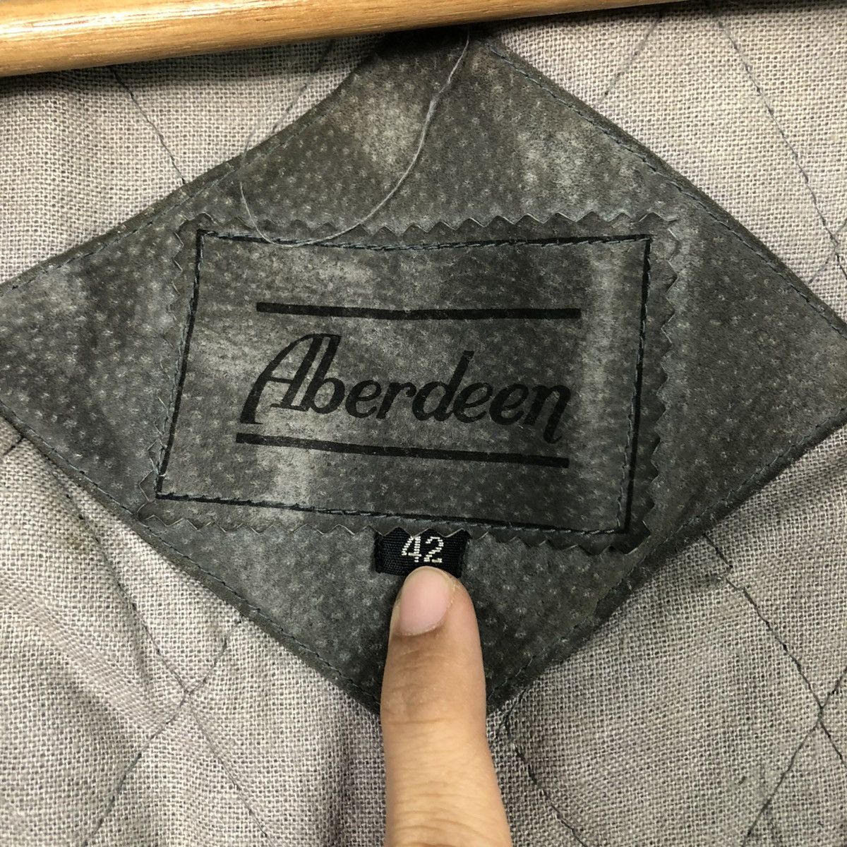 Japanese Brand 🔥VINTAGE LEATHER BOMBER JACKET ABERDEEN ISSEY MIYAKE Size US M / EU 48-50 / 2 - 19 Thumbnail