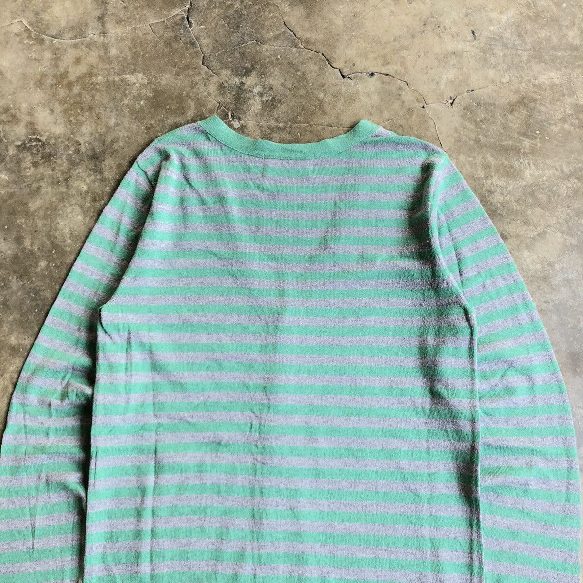 Ne-Net Vintage Issey Miyake Ne-Net Cat Logo Stripe Cardigan Size US S / EU 44-46 / 1 - 8 Thumbnail