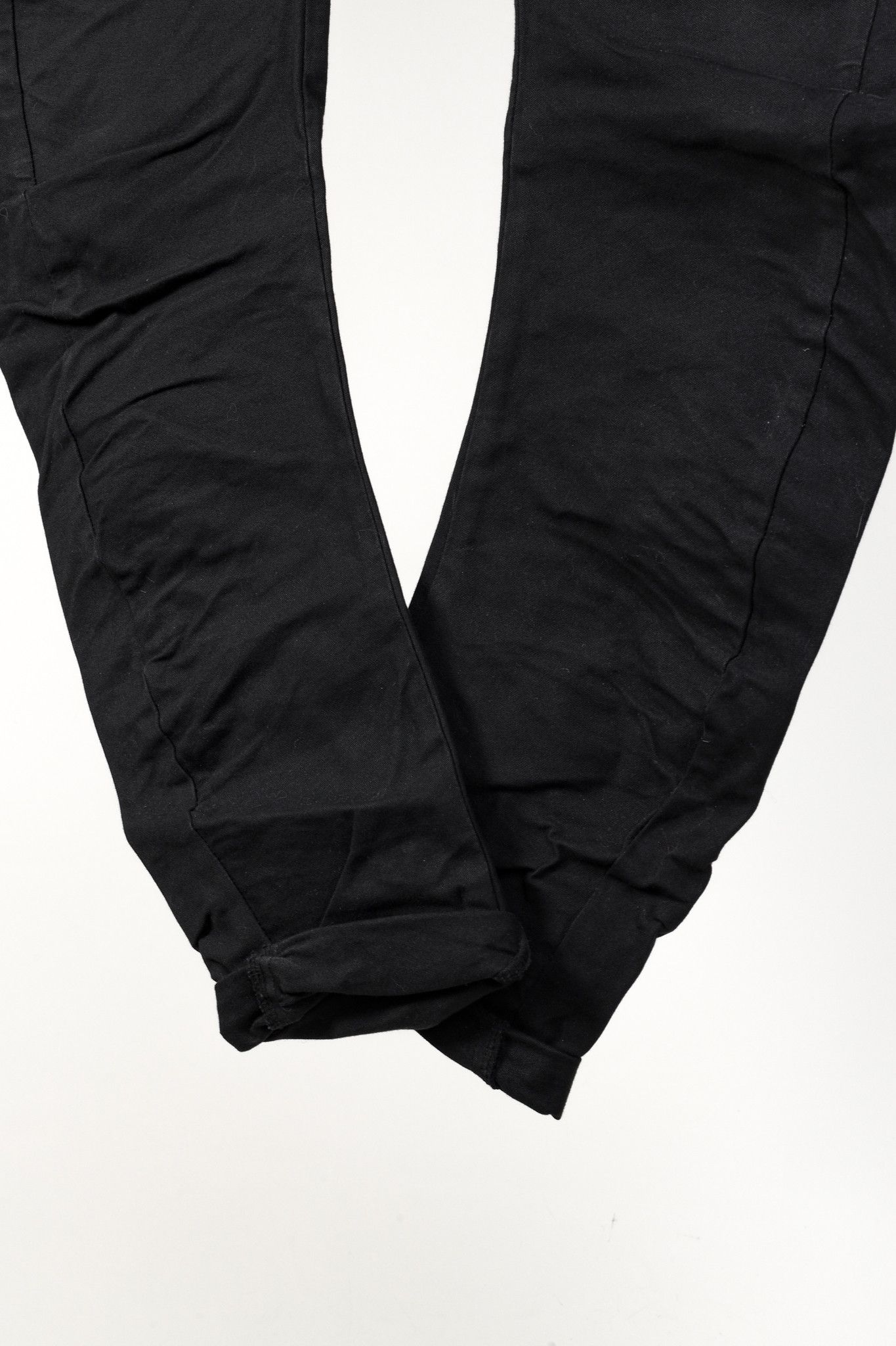 Other Song for the Mute SS/13 Black Curved-Leg Trousers Size 31" - 6 Thumbnail
