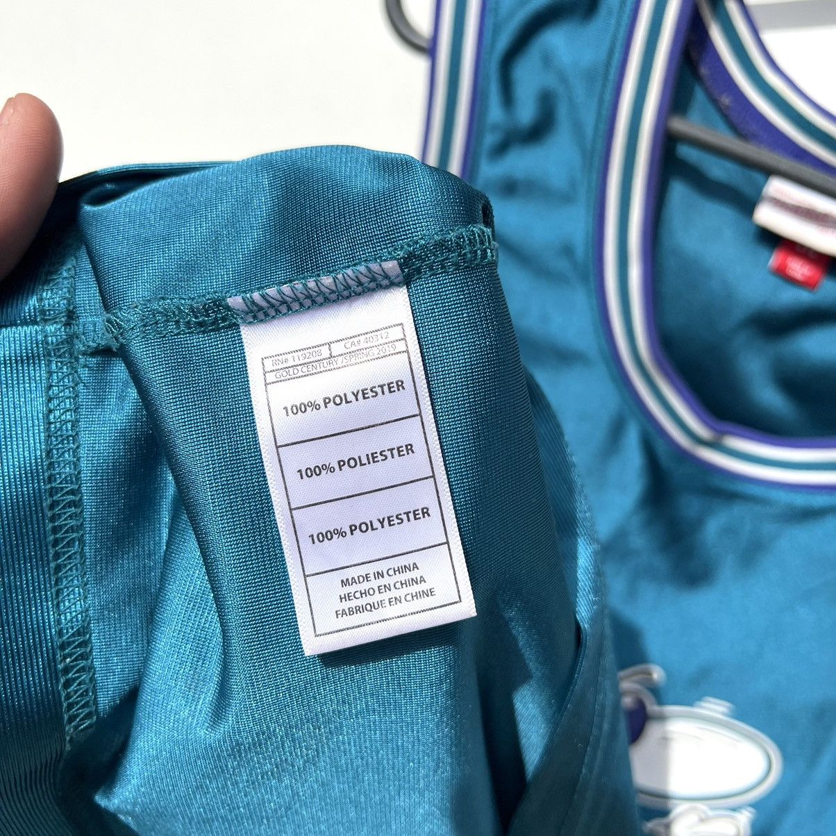 Mitchell & Ness × NBA Charlotte Hornets NBA jersey Size US M / EU 48-50 / 2 - 6 Thumbnail
