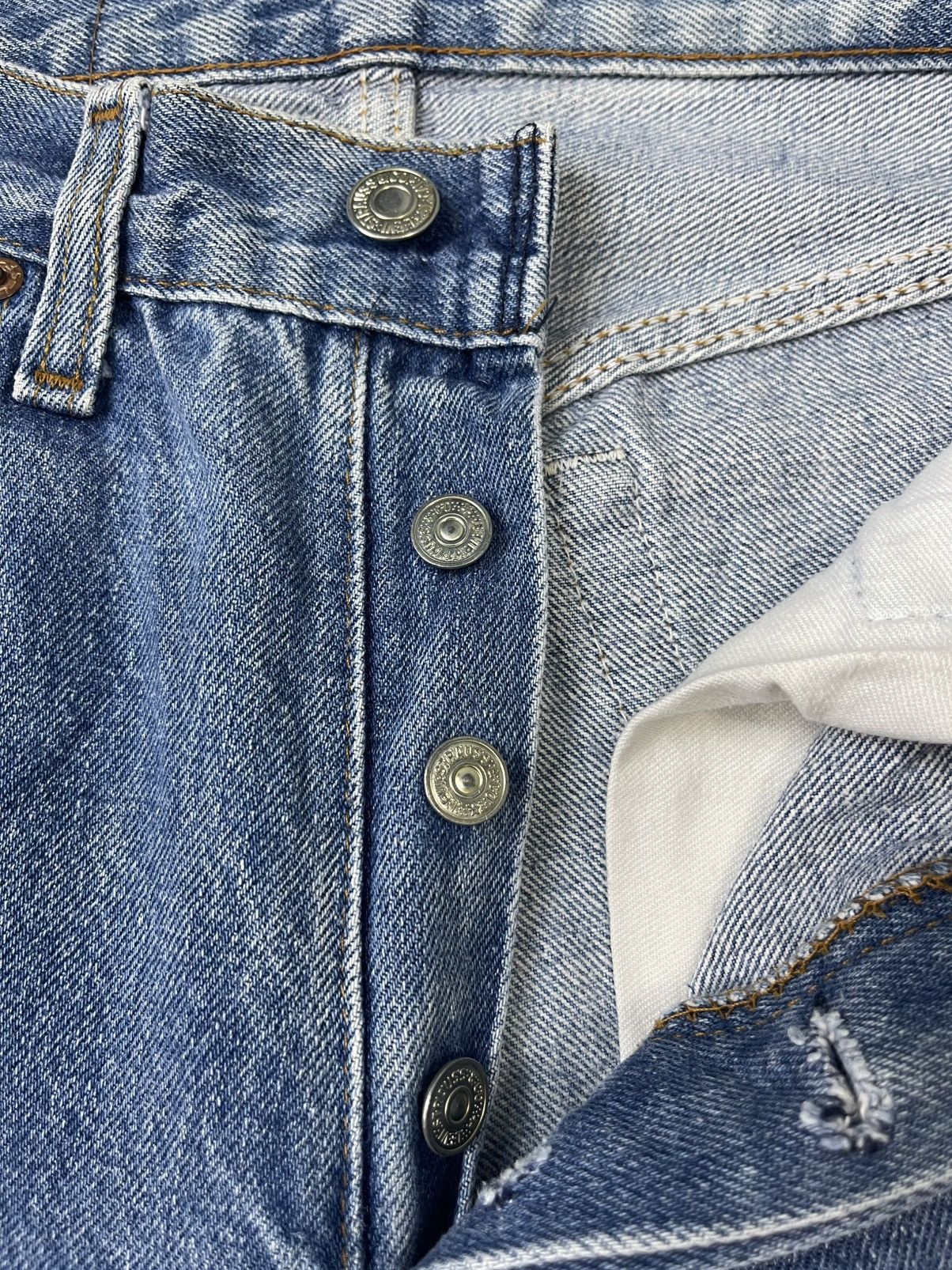 Levi's Vintage 80’s Levi’s 501 Straight Cut Jeans Size US 28 / EU 44 - 13 Thumbnail