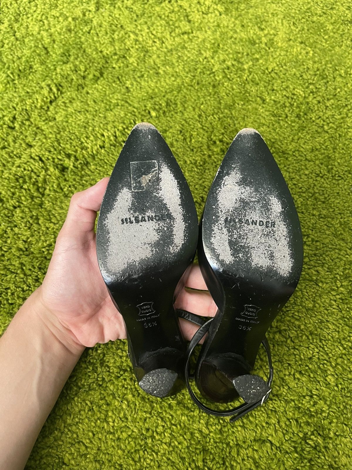 Designer × Jil Sander Jil Sander avant garde lace up leather heels Size US 6.5 / IT 36.5 - 11 Thumbnail