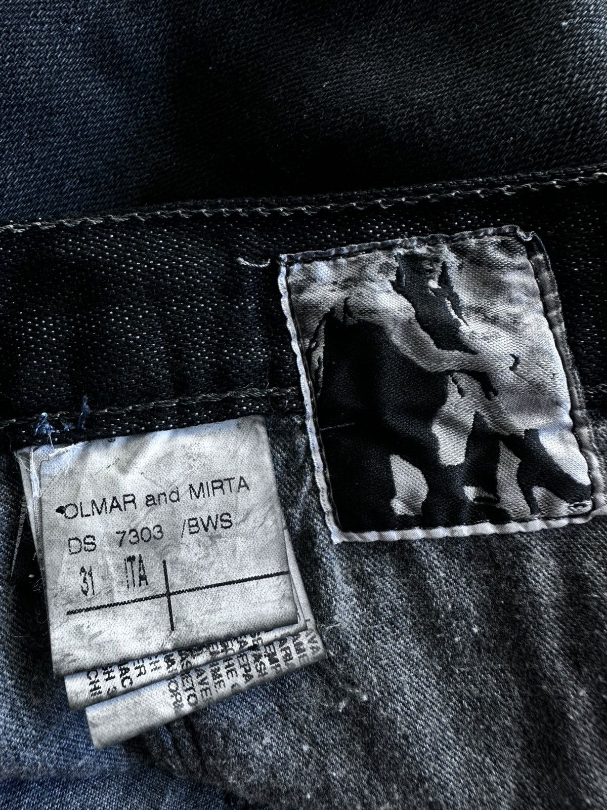 Rick Owens × Rick Owens Drkshdw RICK OWENS SPIRAL DENIM WAXED FW09 CRUST Size US 31 - 8 Thumbnail