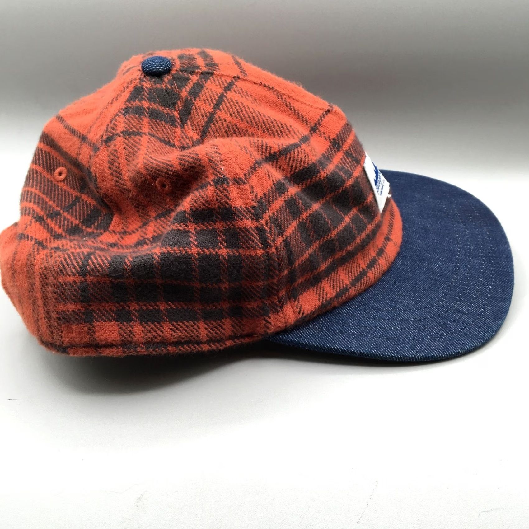 Patagonia Patagonia Hat Snapback Red Plaid Range Flat Billed Cap Lumberjack Retro Adjustable One Size Men Hat Size ONE SIZE - 4 Thumbnail