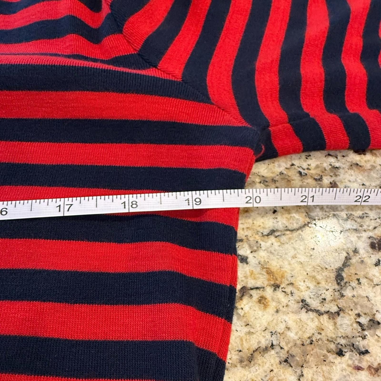 Tommy Hilfiger Tommy Hilfiger Henley navy red stripes gold trim SZ LG Size L / US 10 / IT 46 - 7 Thumbnail