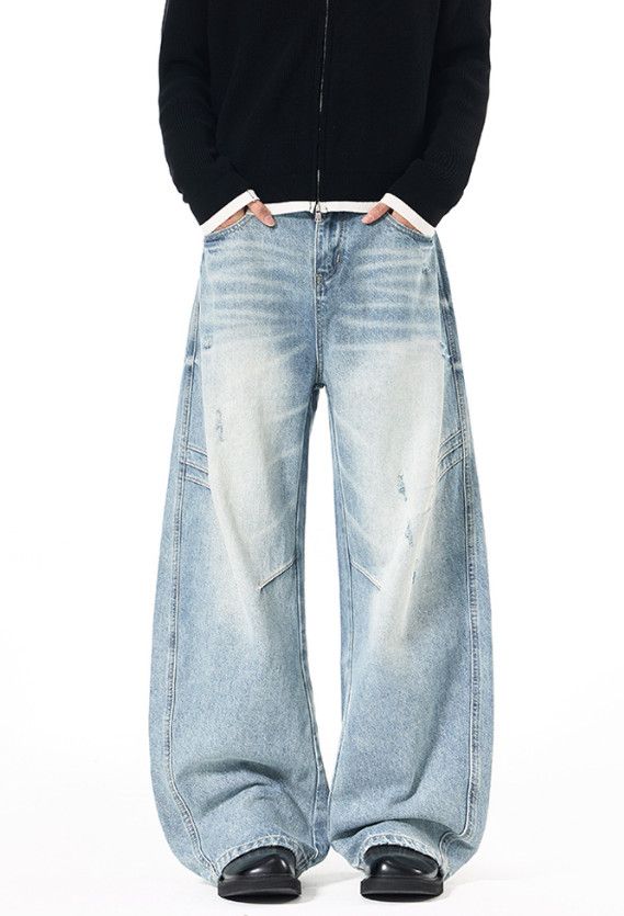 Vintage Men's American Distressed Ripped Jeans Size US 32 / EU 48 - 1 Thumbnail