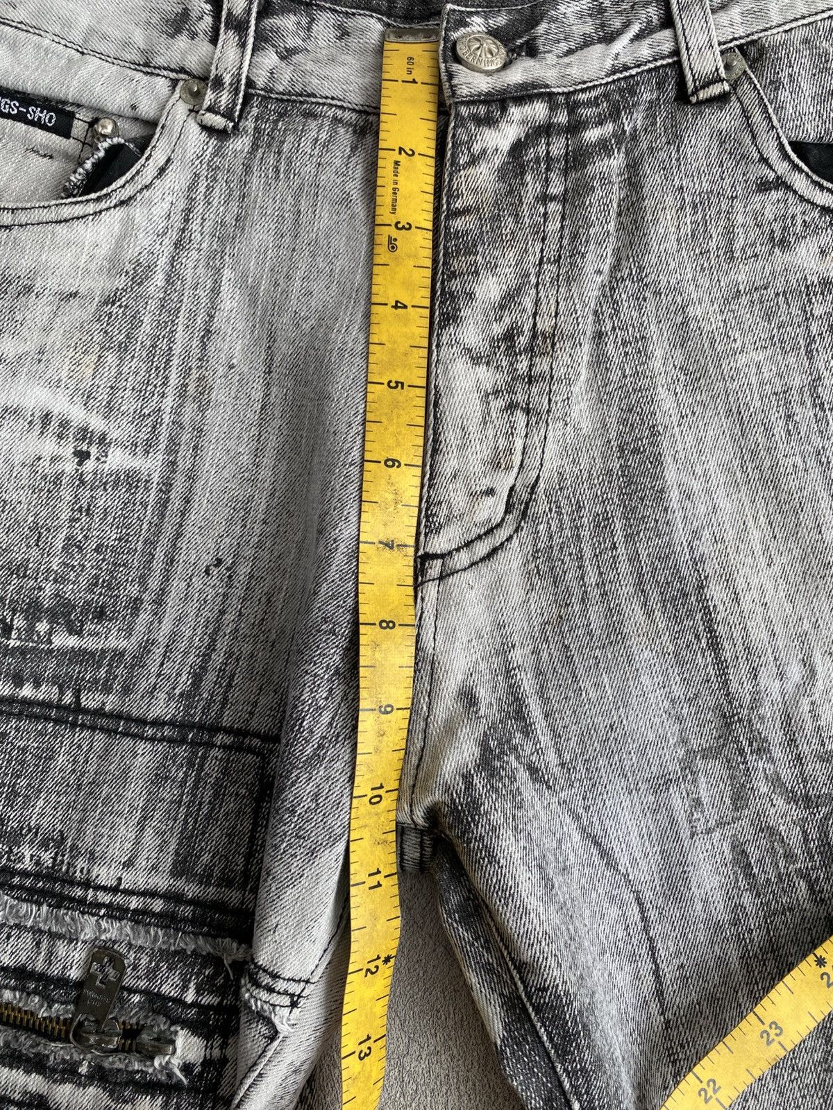 If Six Was Nine × Le Grande Bleu (L.G.B.) × Tornado Mart Berning Sho Denim Flares Size US 30 / EU 46 - 7 Thumbnail