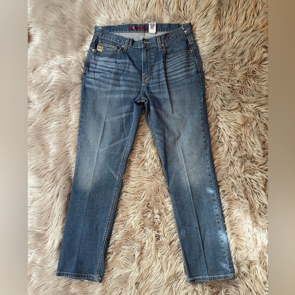 CINCH Cinch Blue Straight Leg Jeans Classic Style Size US 36 / EU 52 - 6 Thumbnail