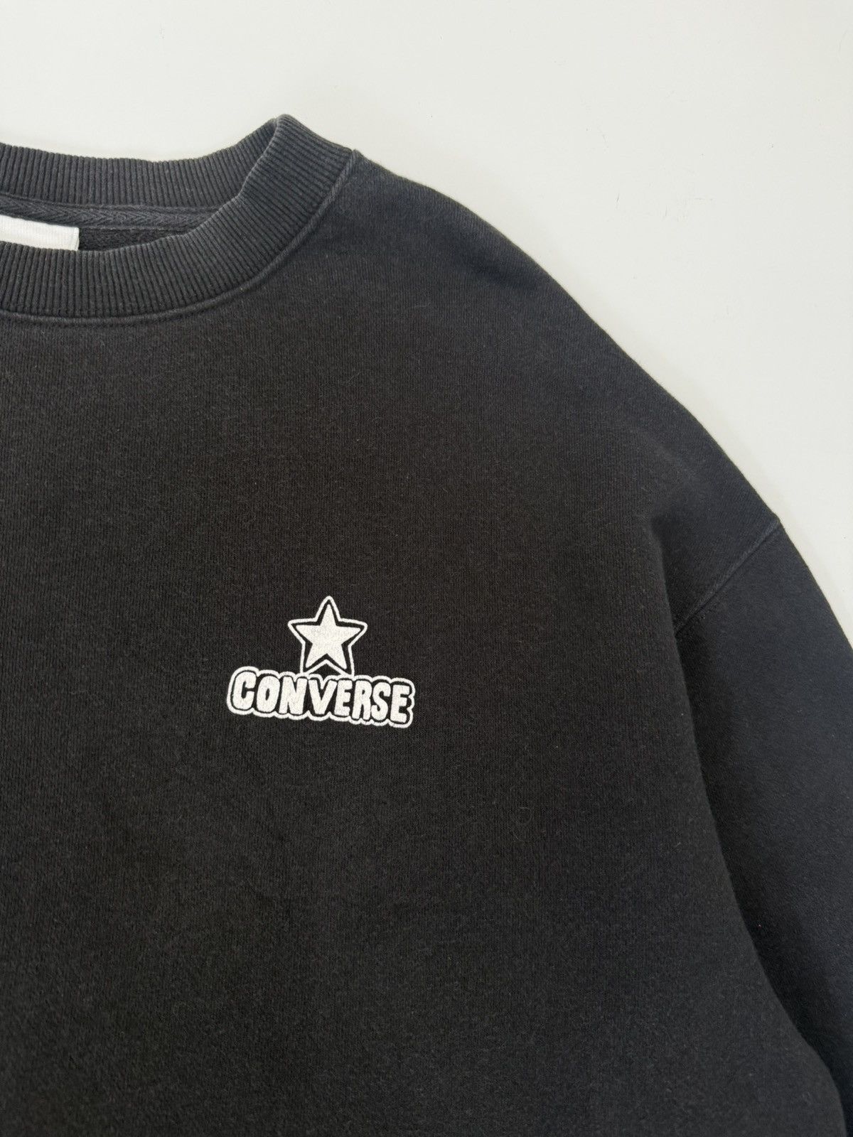 Converse ⚡️Y2K CONVERSE CHUCK TAYLOR BACKHIT LOGO BAGGY SWEATSHIRT - M Size US M / EU 48-50 / 2 - 5 Thumbnail