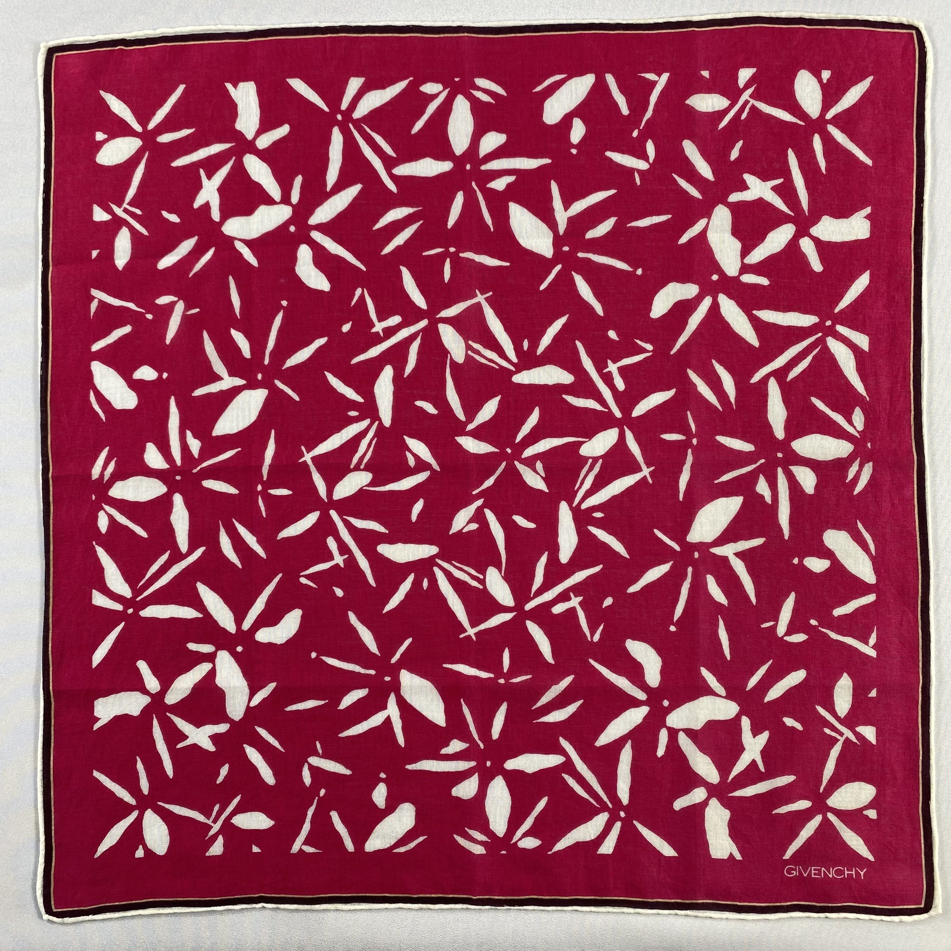Vintage Givenchy Bandana/ Handkerchief / Neckerchief-P1196 Size ONE SIZE - 1 Thumbnail