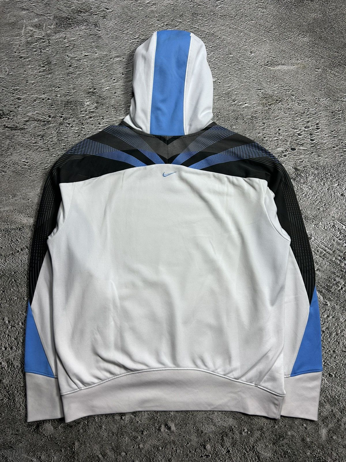 Nike × Vintage Nike TN hoodie vintage white 2000s blue Y2K sweatshirt Size US L / EU 52-54 / 3 - 6 Thumbnail