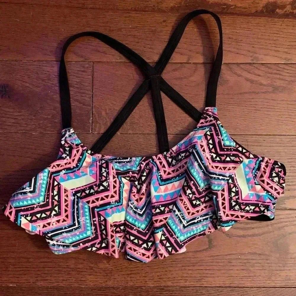 Designer Trendy Tribal Print bikini Top Size ONE SIZE - 4 Thumbnail