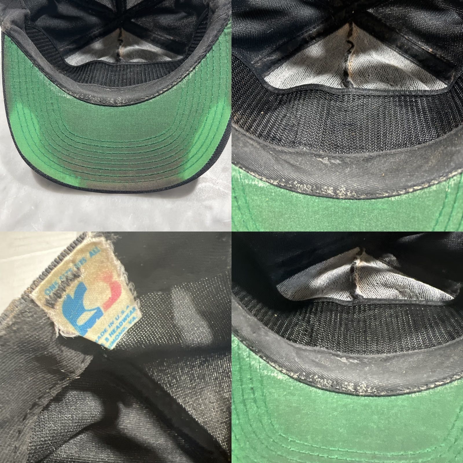 Vintage VINTAGE DEA Hat USA Law Enforcement Strapback Cap Made Old Used Stains Size ONE SIZE - 8 Thumbnail