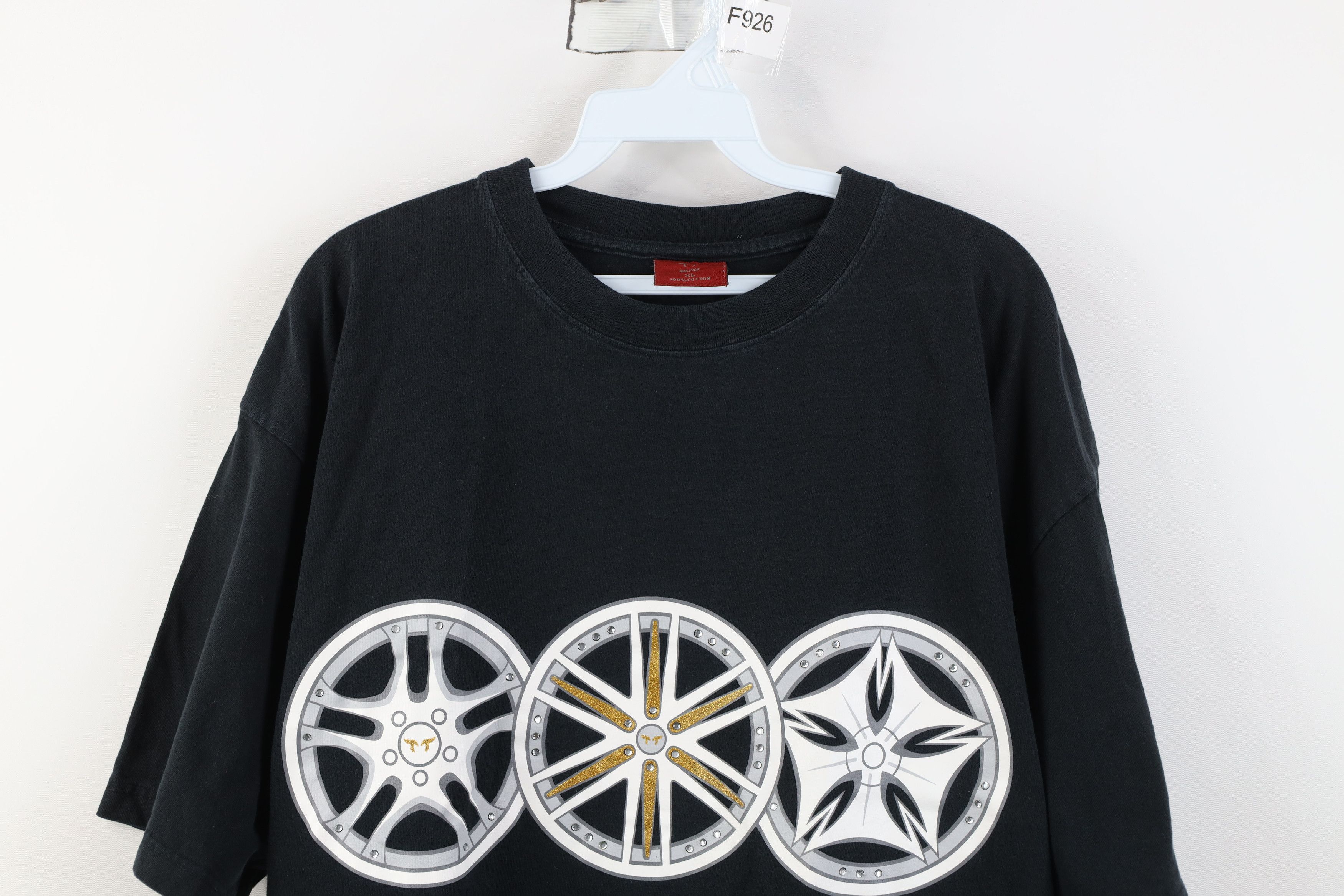 Vintage Vintage Y2K Streetwear Hip Hop Spinners Rims Car T-Shirt Size US XL / EU 56 / 4 - 2 Thumbnail