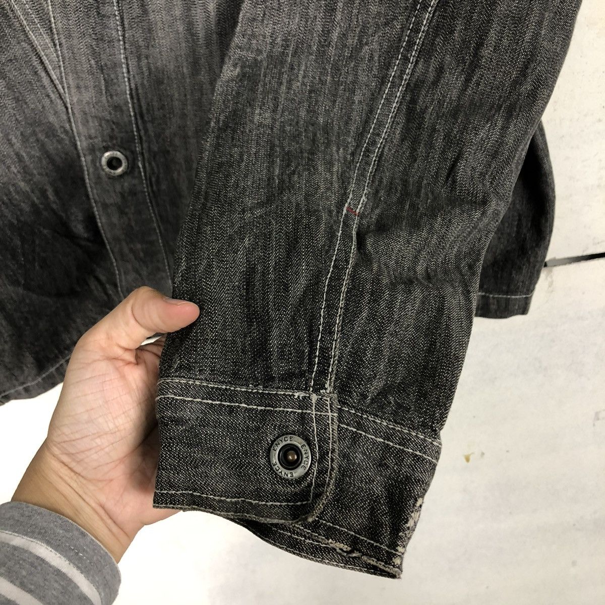 Vintage 🔥VINTAGE DENIM CHORE WORK JACKET ENYCEE ISSEY MIYAKE Size US XXL / EU 58 / 5 - 17 Thumbnail