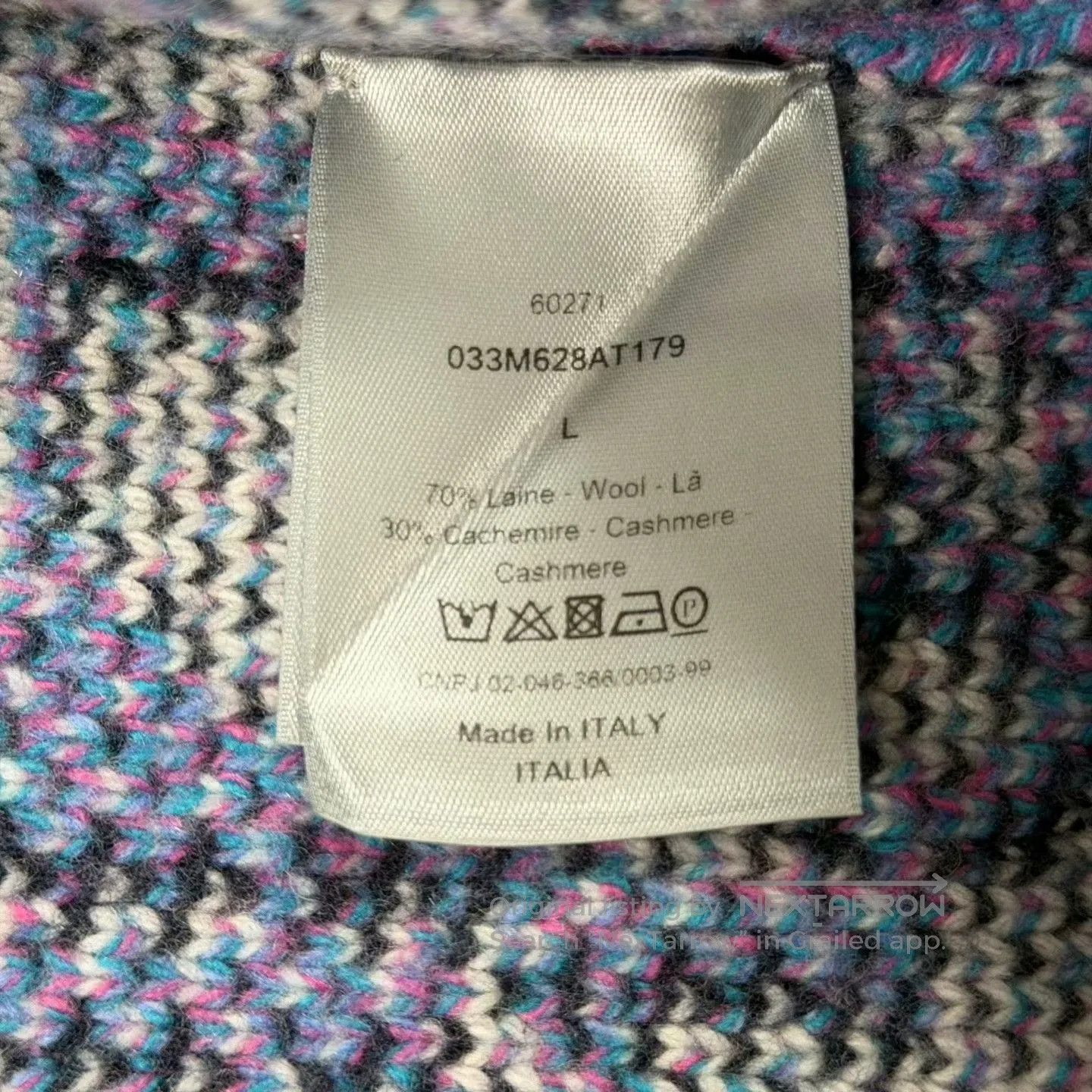 Dior dior stussy collaboration blue printed sweater. Size US L / EU 52-54 / 3 - 4 Thumbnail