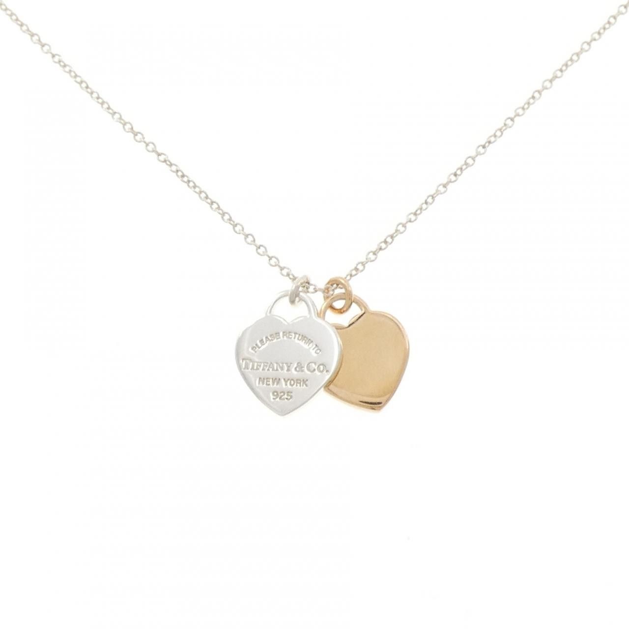 Tiffany & Co. Tiffany & Co. Tiffany & Co. Return to Tiffany 925 Silver 750 Pink Gold Necklace Precious Metal Necklace DUTY FREE for USA Size ONE SIZE - 1 Thumbnail