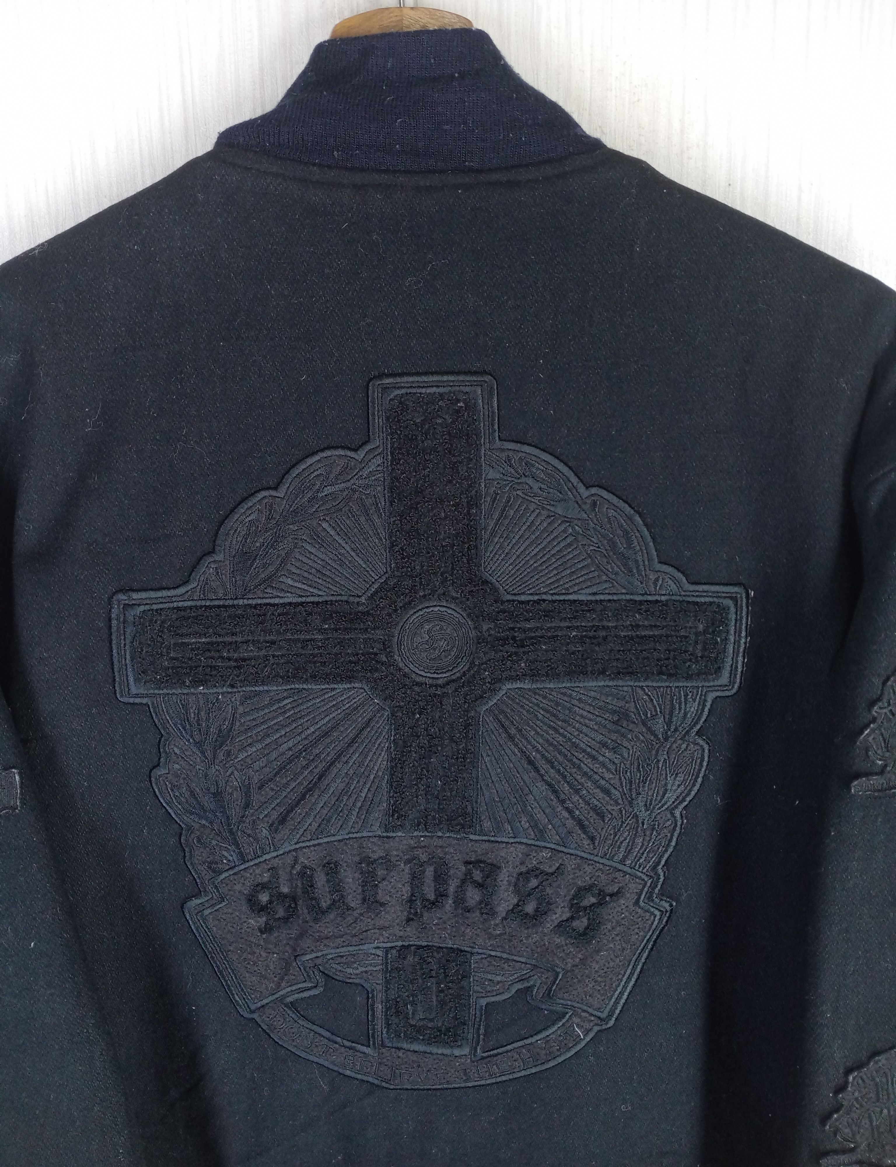 Japanese Brand Rare Surpass 8th Anni.Height Project Varsity Jacket Size US L / EU 52-54 / 3 - 5 Thumbnail