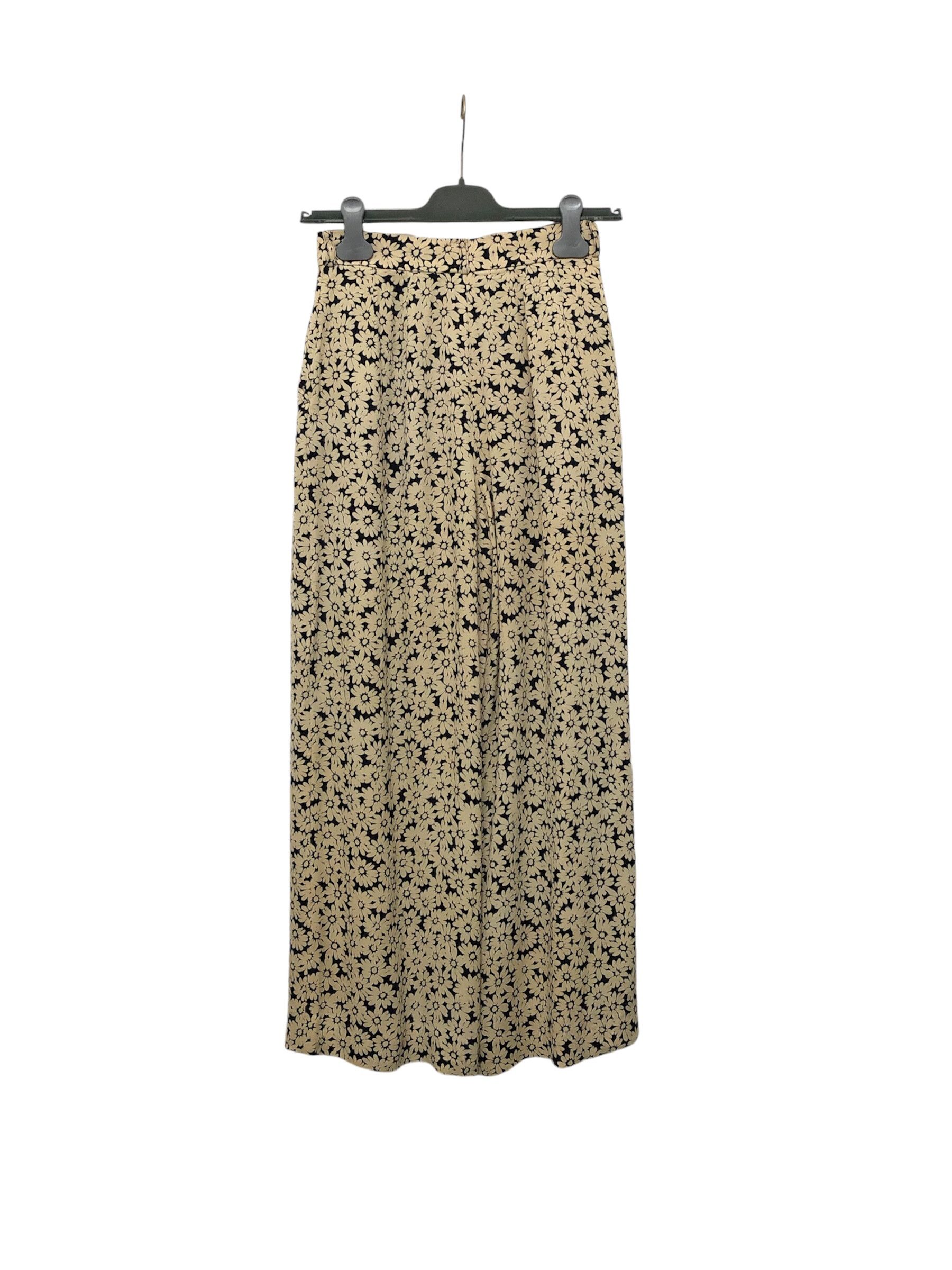 Designer × Yves Saint Laurent Vintage Yves Saint Laurent Rayon Floral Size 25" / US 0 / IT 36 - 3 Thumbnail