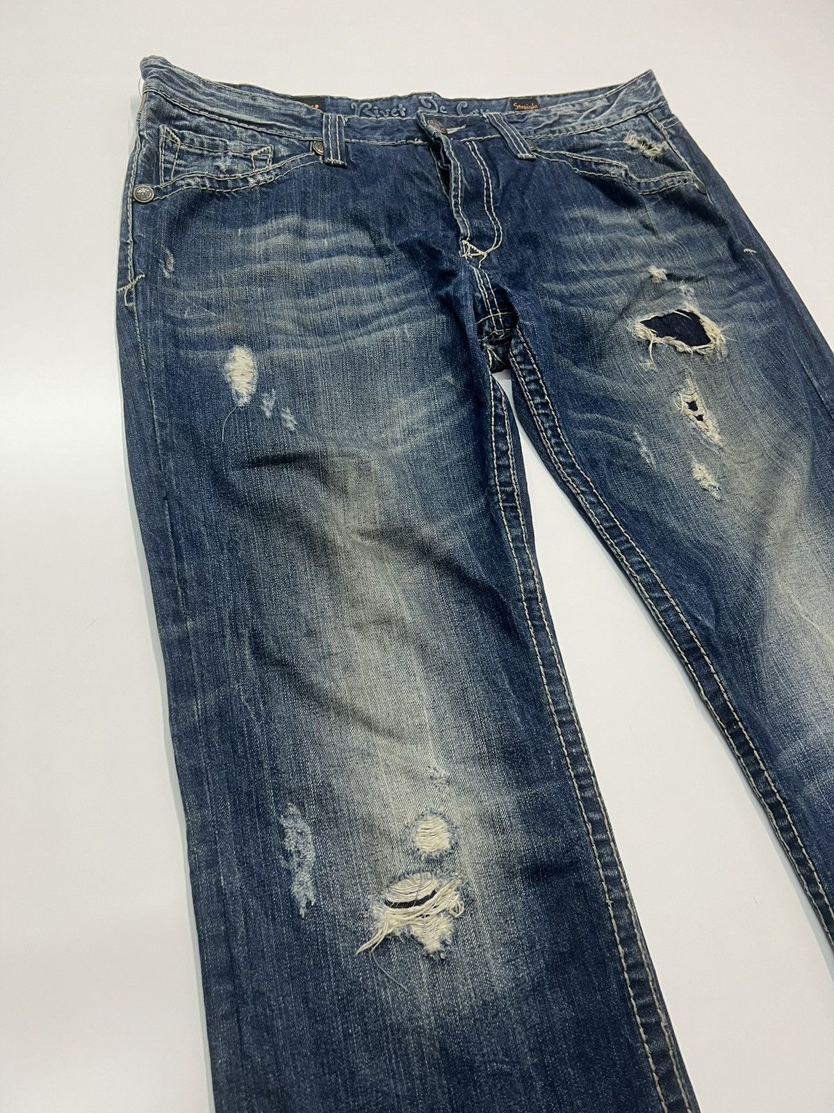 Japanese Brand × Vintage VINTAGE RIVET DE CRU JEANS SIZE 42 Size US 42 / EU 58 - 5 Thumbnail