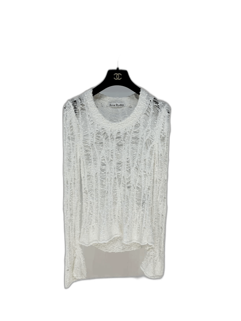 Acne Studios Acne Studios Sheer Knitted Flare Sleeve Top Size XS / US 0-2 / IT 36-38 - 1 Thumbnail