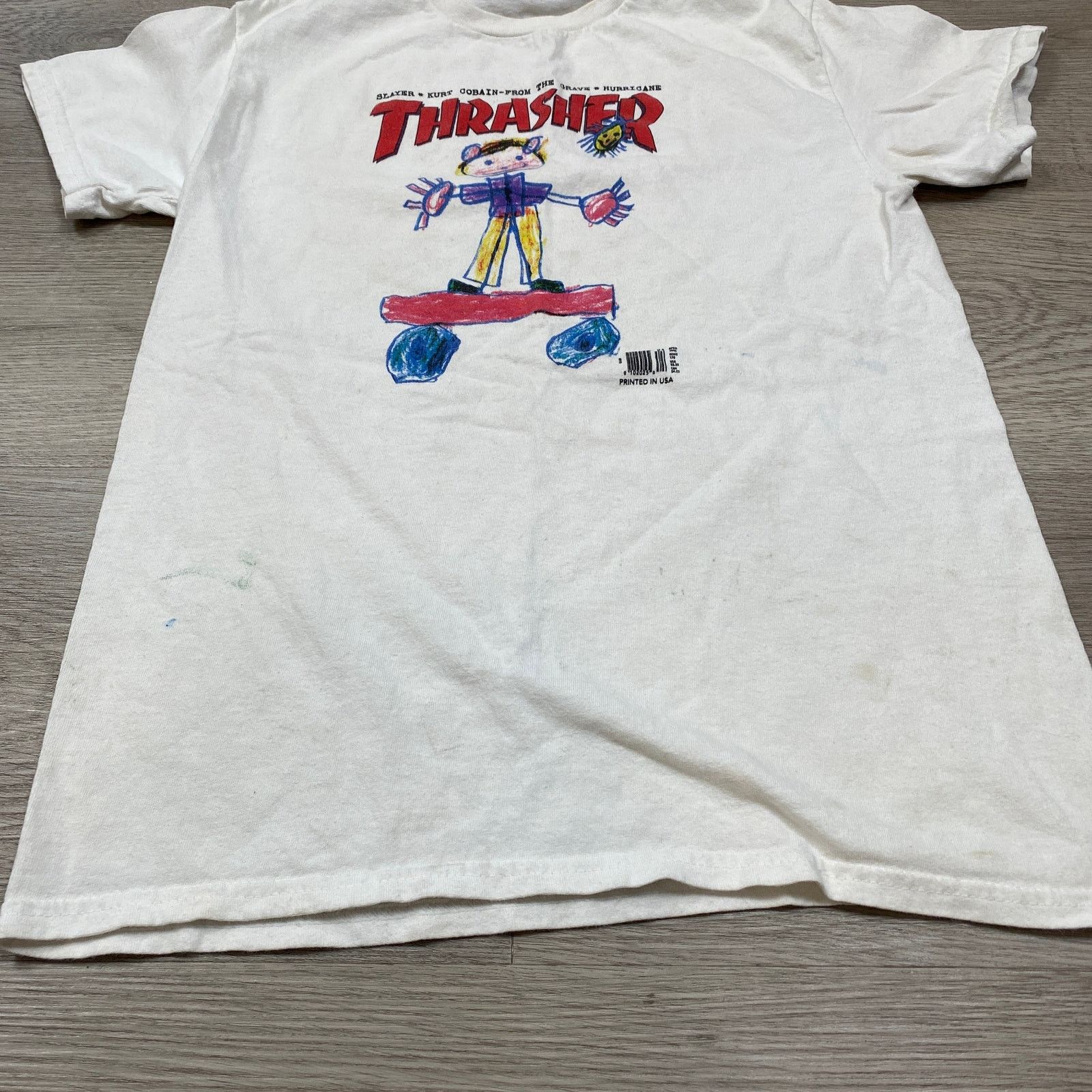 Thrasher Thrasher Magazine Kid Cover Kurt Cobain T Shirt Men's S Size US S / EU 44-46 / 1 - 8 Thumbnail