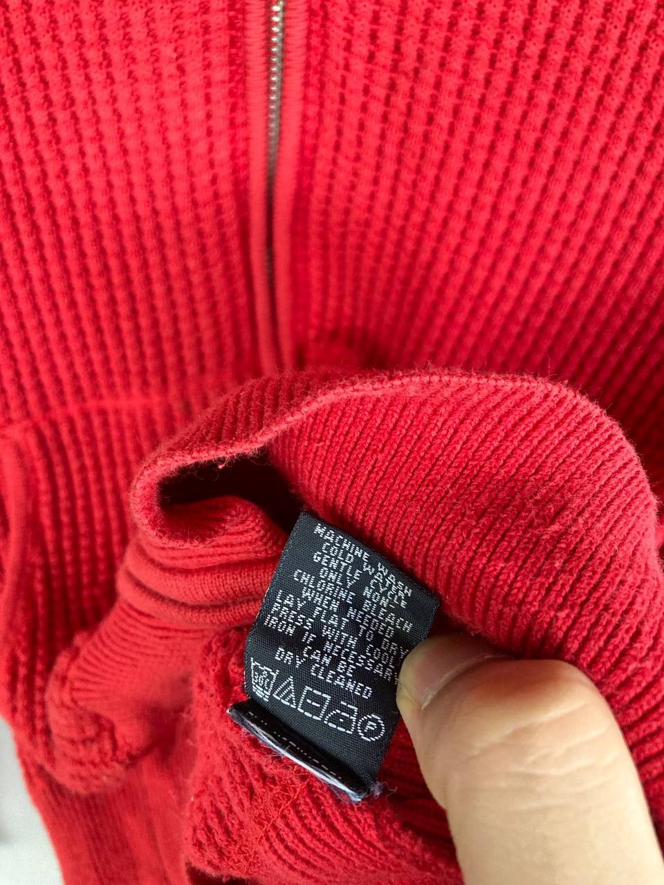 Ralph Lauren Y2k RL Polo Jeans Knitted Hoodie Size L / US 10 / IT 46 - 12 Thumbnail
