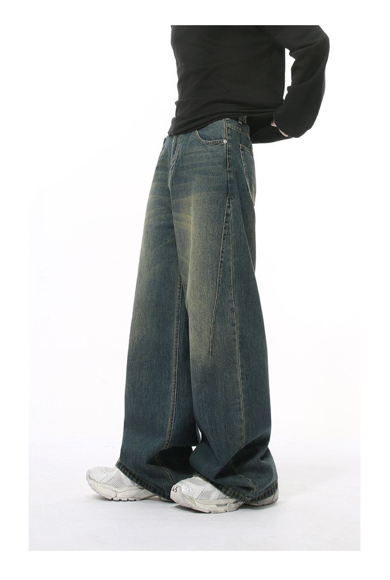 Japanese Brand × Jean American retro fashion distressed high street washed jeans Size US 32 / EU 48 - 6 Thumbnail
