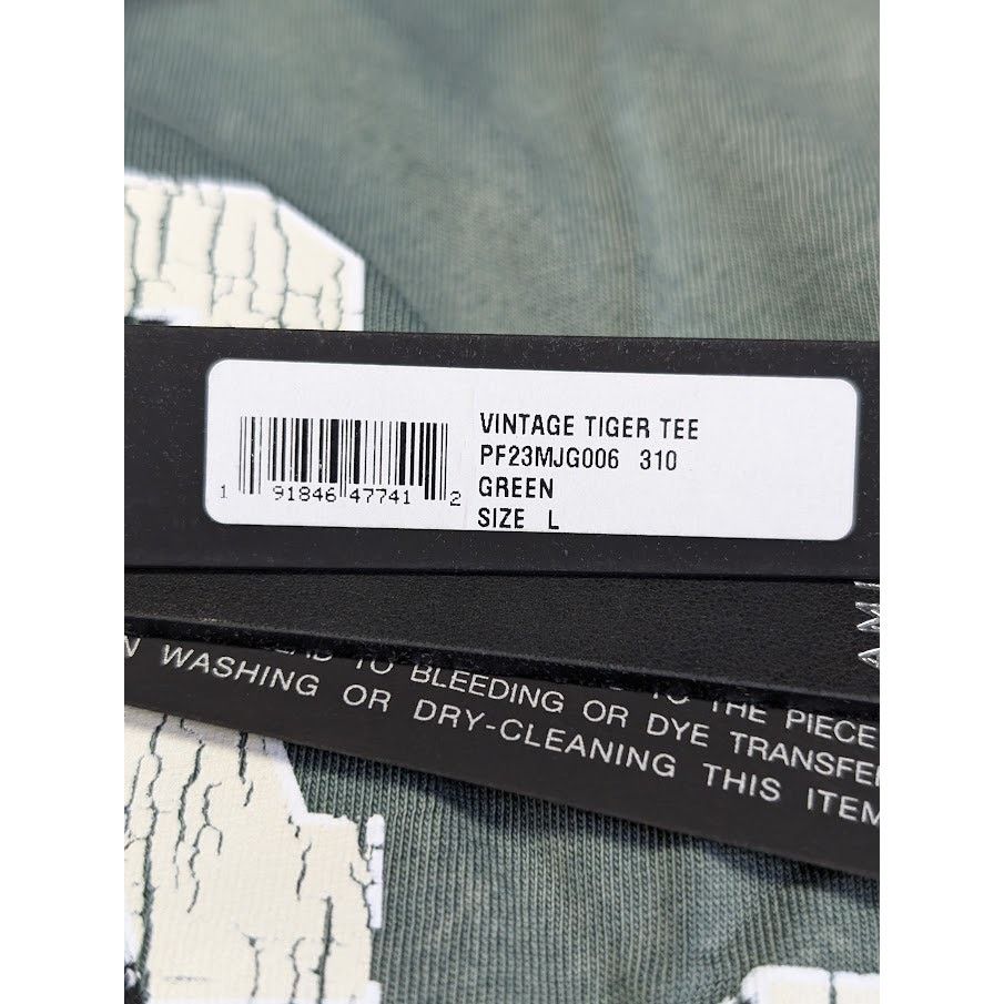 Amiri o1rshd1 Q:3 / Vintage Tiger Tee T-shirt in Green Size US L / EU 52-54 / 3 - 17 Thumbnail