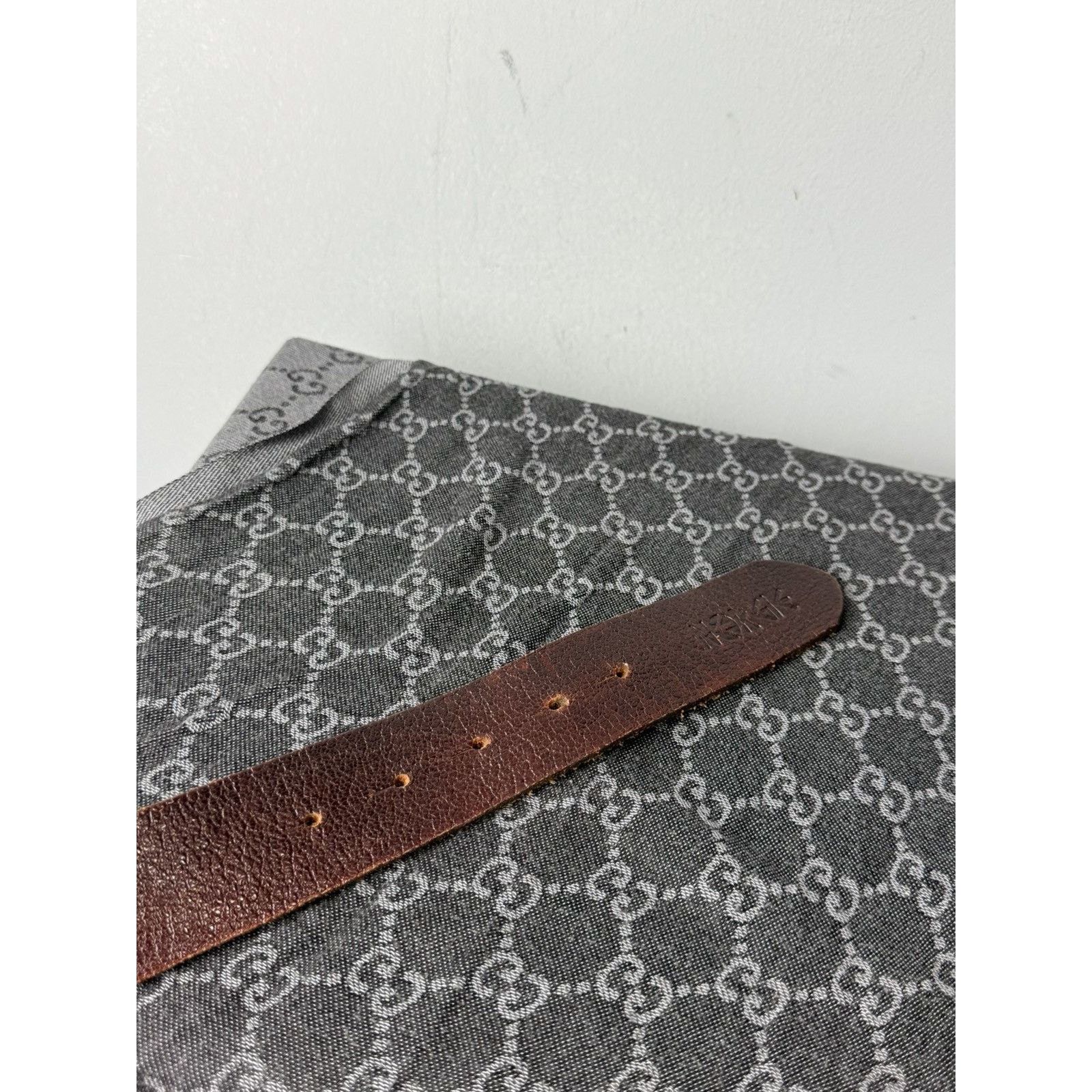 Sixty Vtg Energie Sixty Metal Leather Belt Y2K If Six Was Nine Size ONE SIZE - 4 Thumbnail