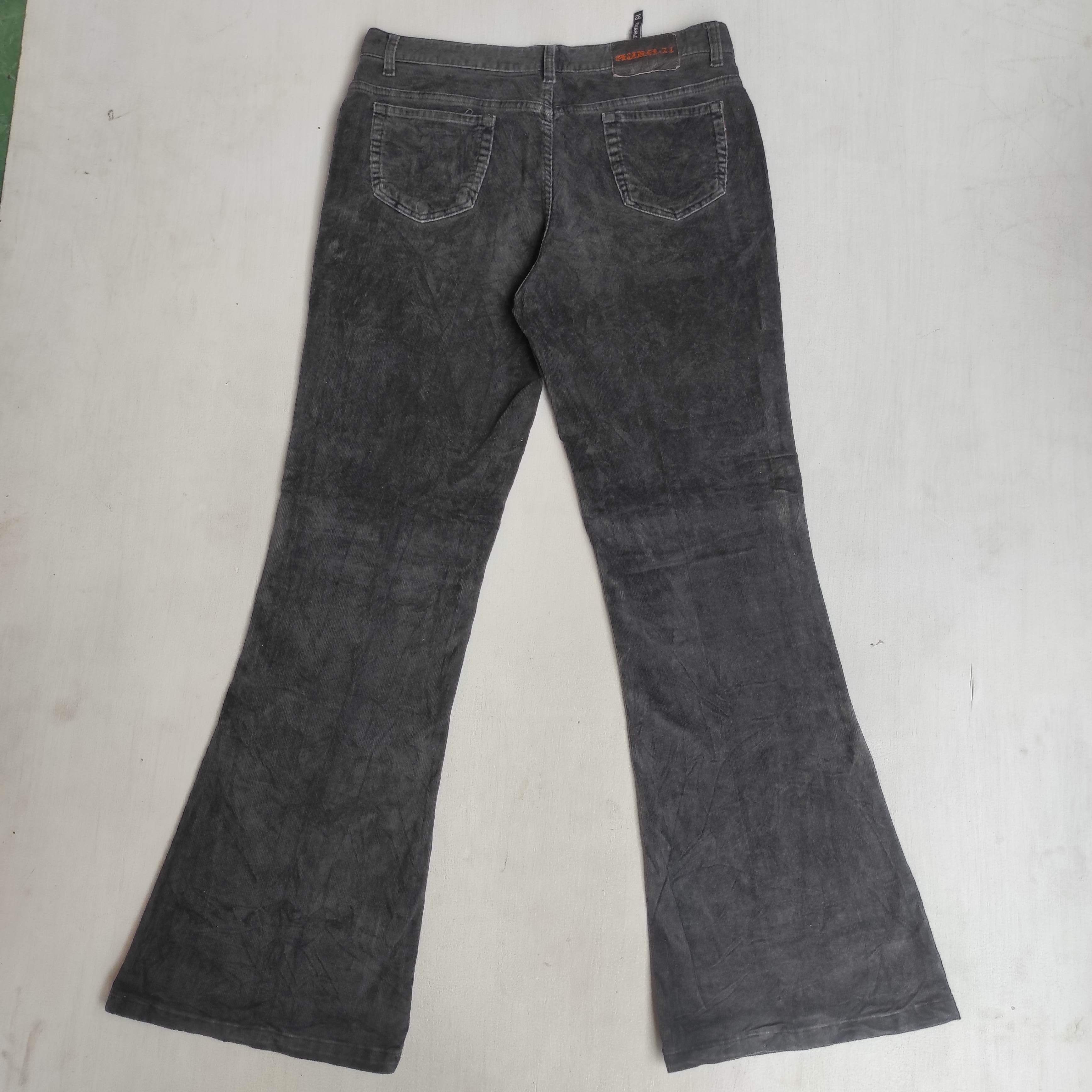 Hysteric Glamour Flare AURAJI Bootcut Corduroy Embroidered Pants Size US 30 / EU 46 - 15 Thumbnail