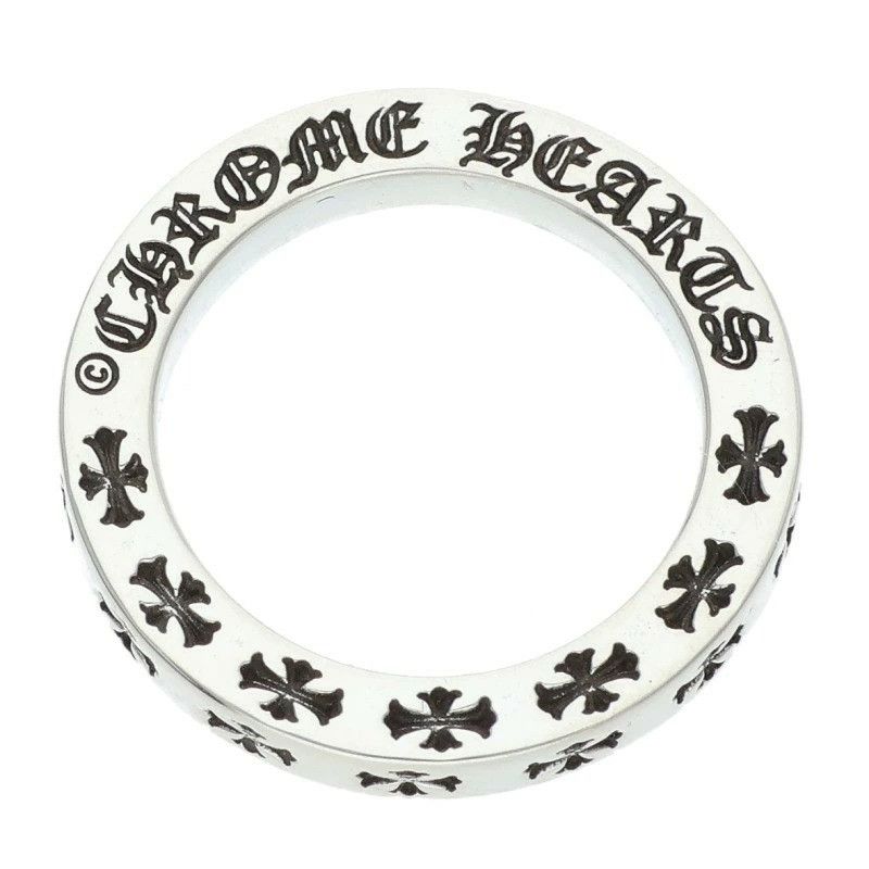 Chrome Hearts US 5 CHROME HEARTS 3mm HONG KONG SPACER RING SILVER Size ONE SIZE - 2 Thumbnail
