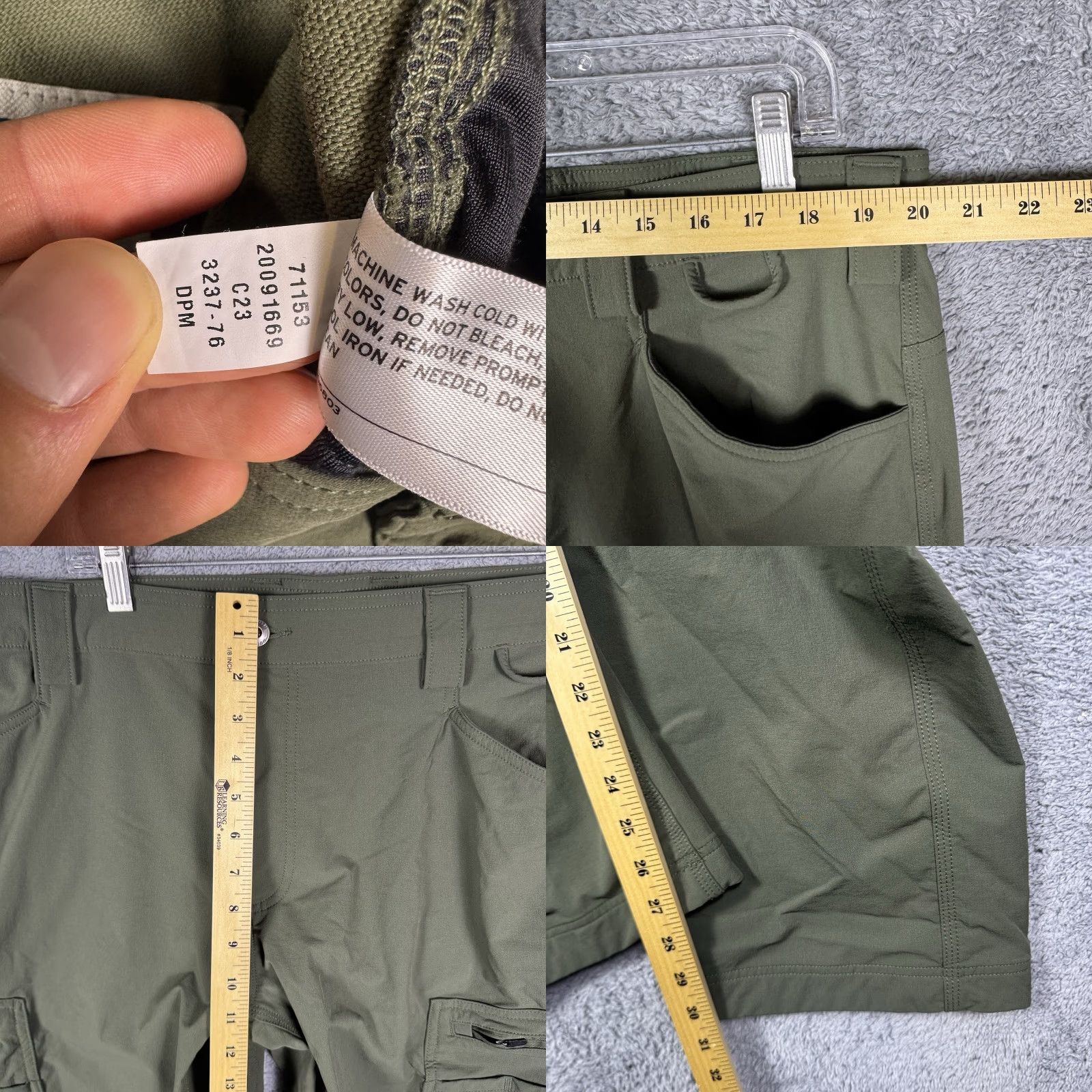 Olive Duluth Flexpedition Pants Mens 40x30 Relaxed Cargo Stretch Olive 71153 Size US 40 / EU 56 - 8 Thumbnail