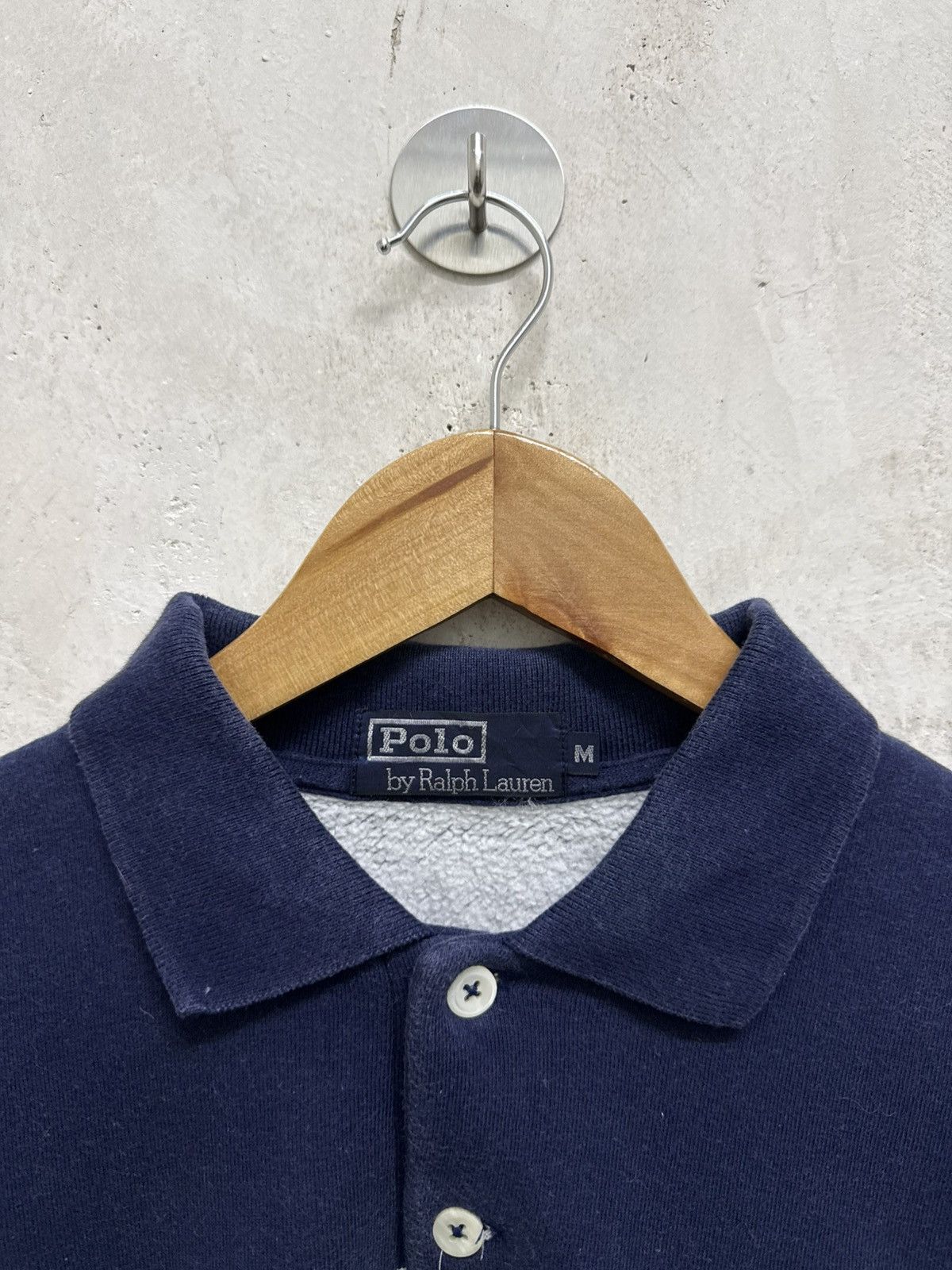 Polo Ralph Lauren Vintage Polo Ralph Lauren Stripe Collar Sweatshirt Size US M / EU 48-50 / 2 - 5 Thumbnail