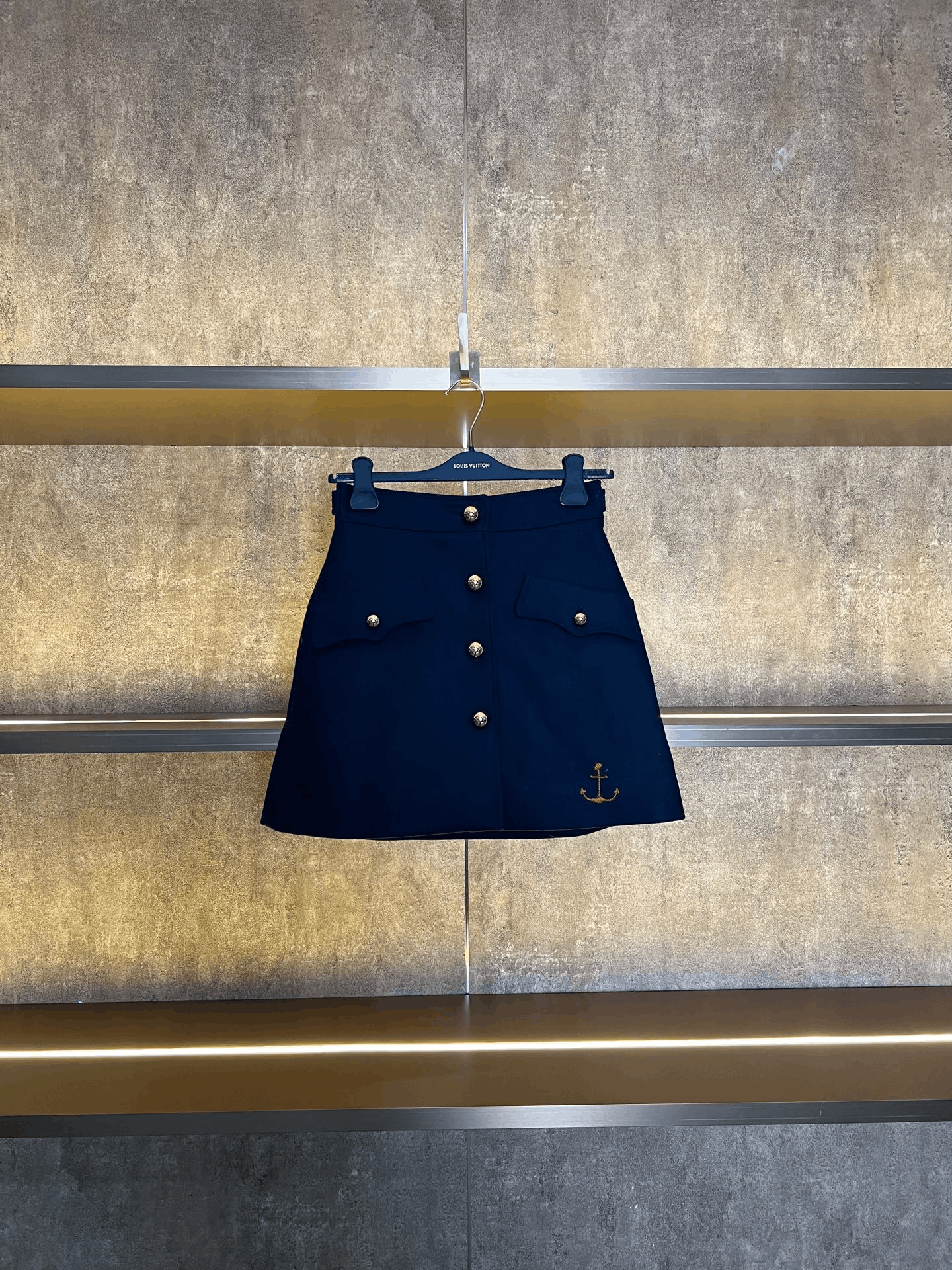 Miu Miu Miumiu Gold Buckle Skirt Size 40" / US 18 - 1 Thumbnail