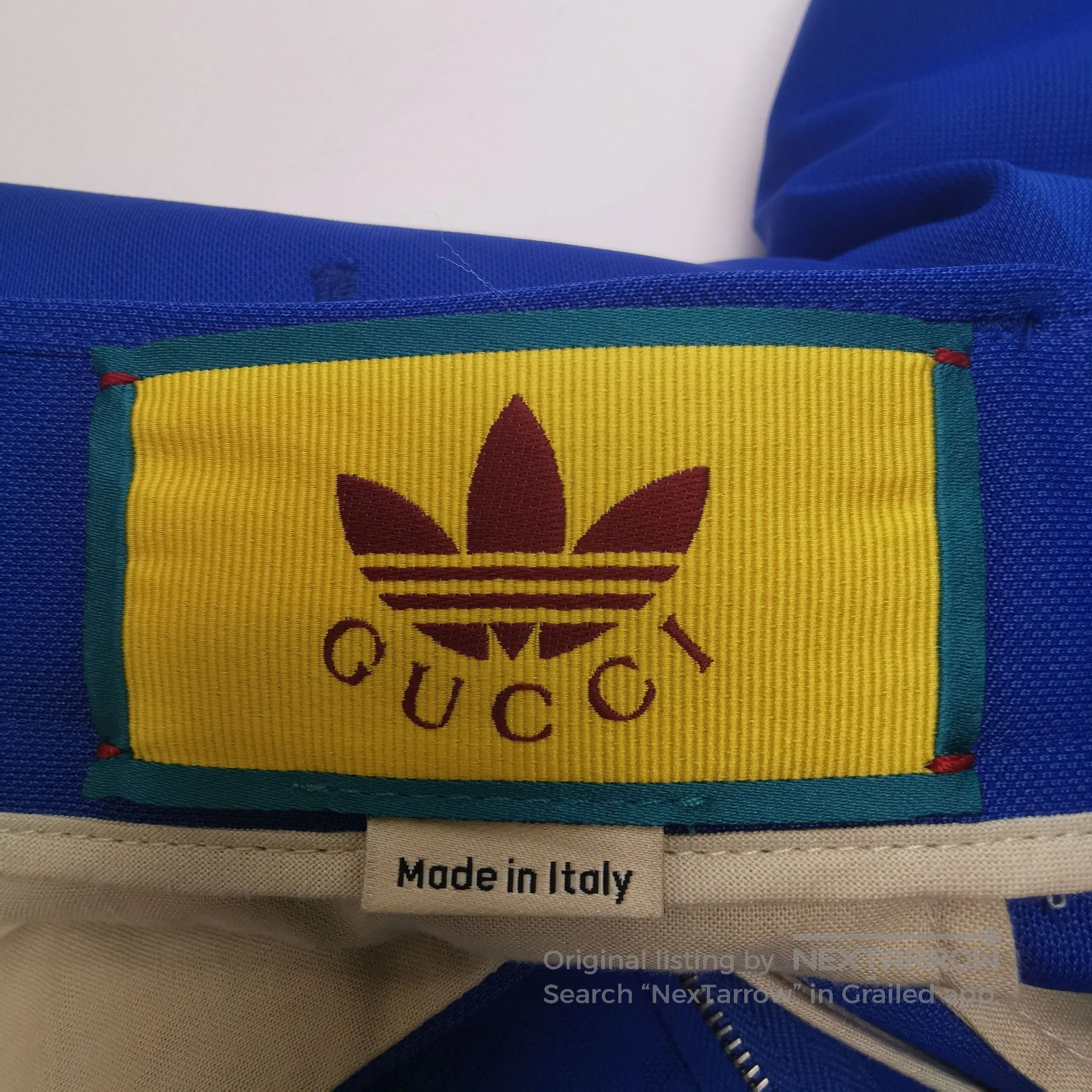 Gucci Gucci x Adidas Blue Logo Shorts. Size US 36 / EU 52 - 2 Thumbnail