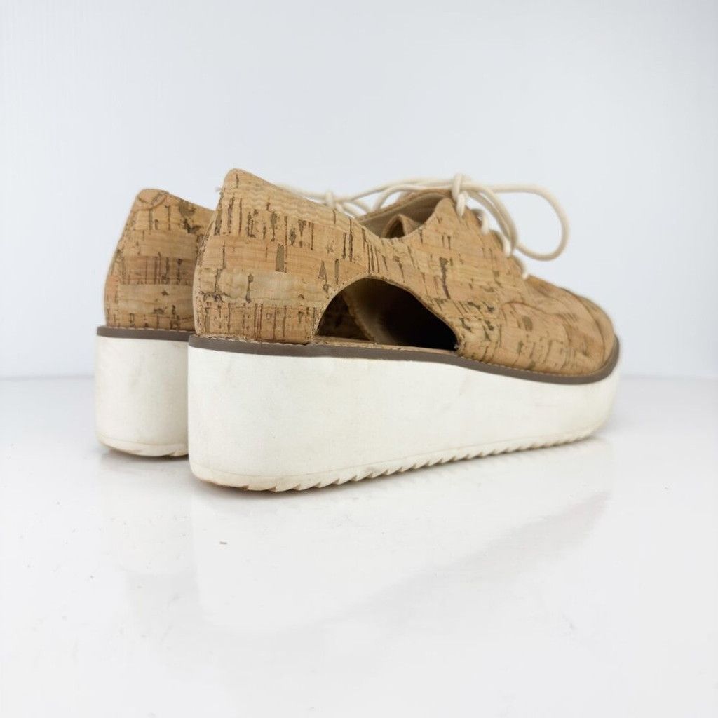 SCHUTZ SCHUTZ Oxford Cut Out Cork Lightweight Contemporary Tan Size US 11 / IT 41 - 12 Thumbnail