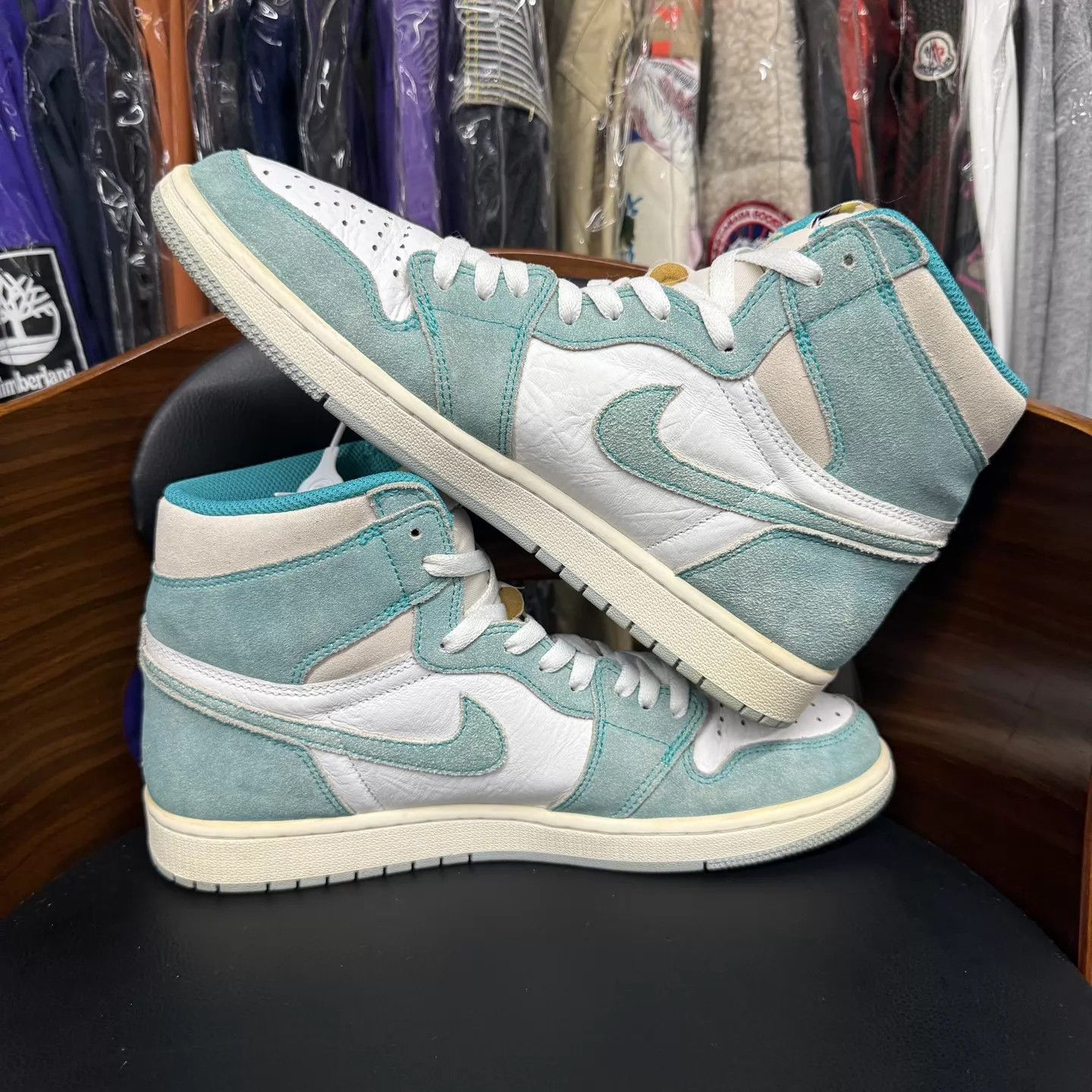 Nike Air Jordan 1 All-Star Tiffany Blue 45 10x Worn OG Box Size US 12 / EU 45 - 7 Thumbnail