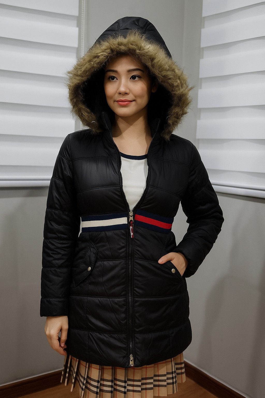 Tommy Hilfiger Tommy Hilfiger padded hoodie XXS 7212 Size XXS / US 00 / IT 34 - 1 Thumbnail